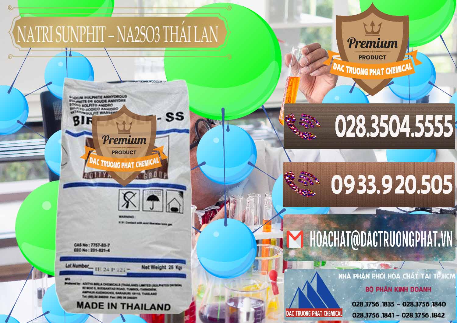 Nơi chuyên kinh doanh & bán Natri Sunphit - NA2SO3 Thái Lan - 0105 - Đơn vị kinh doanh - phân phối hóa chất tại TP.HCM - hoachatviet.net