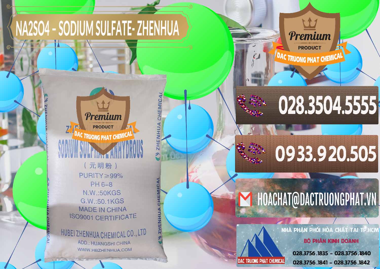 Phân phối & bán Sodium Sulphate - Muối Sunfat Na2SO4 Zhenhua Trung Quốc China - 0101 - Đơn vị nhập khẩu _ phân phối hóa chất tại TP.HCM - hoachatviet.net