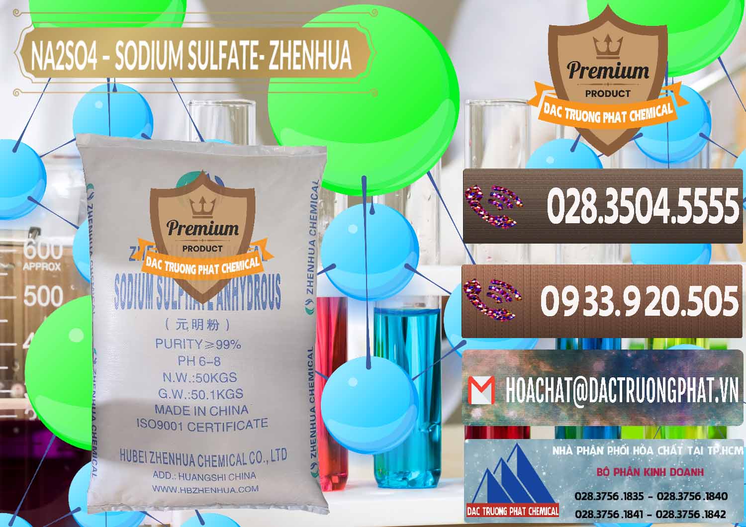 Sodium Sulphate - Muối Sunfat Na2SO4 Zhenhua Trung Quốc China Đơn vị cung cấp ( bán ) Sodium Sulphate - Muối Sunfat Na2SO4 Zhenhua Trung Quốc China - 0101 - Nơi cung ứng _ phân phối hóa chất tại TP.HCM - hoachatviet.net