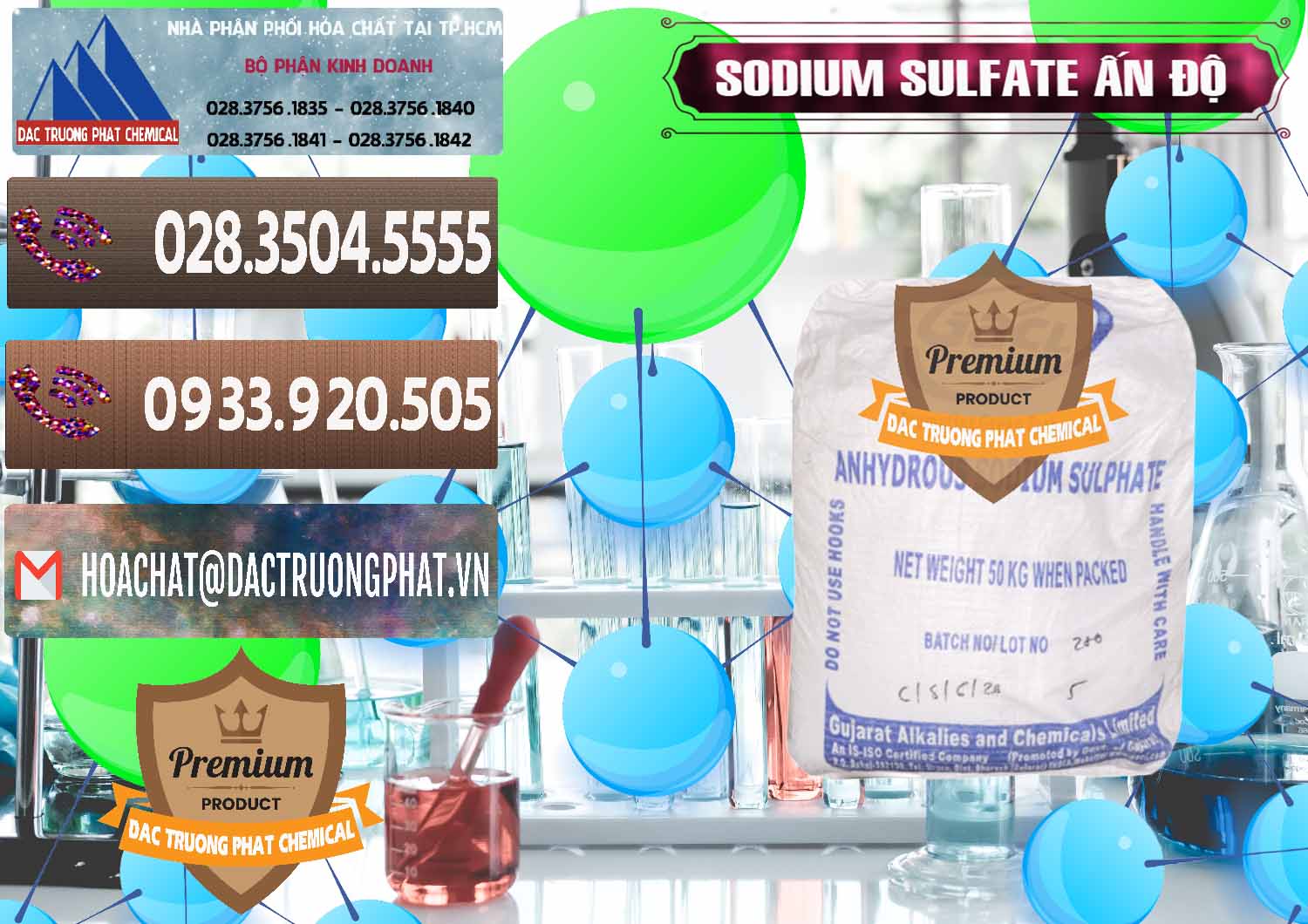 Nhập khẩu & bán Sodium Sulphate - Muối Sunfat Na2SO4 GACL Ấn Độ India - 0461 - Đơn vị chuyên bán & cung cấp hóa chất tại TP.HCM - hoachatviet.net