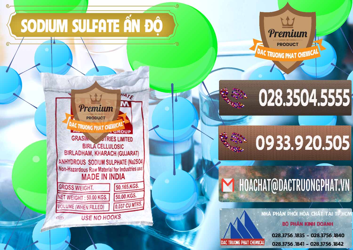 Nơi chuyên nhập khẩu và bán Sodium Sulphate - Muối Sunfat Na2SO4 Aditya Birla Grasim Ấn Độ India - 0462 - Chuyên cung cấp - kinh doanh hóa chất tại TP.HCM - hoachatviet.net