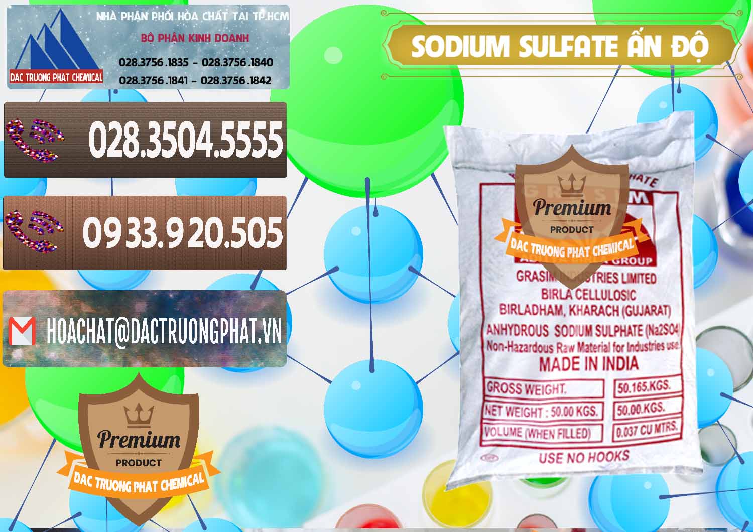 Đơn vị kinh doanh ( bán ) Sodium Sulphate - Muối Sunfat Na2SO4 Aditya Birla Grasim Ấn Độ India - 0462 - Chuyên cung cấp - nhập khẩu hóa chất tại TP.HCM - hoachatviet.net