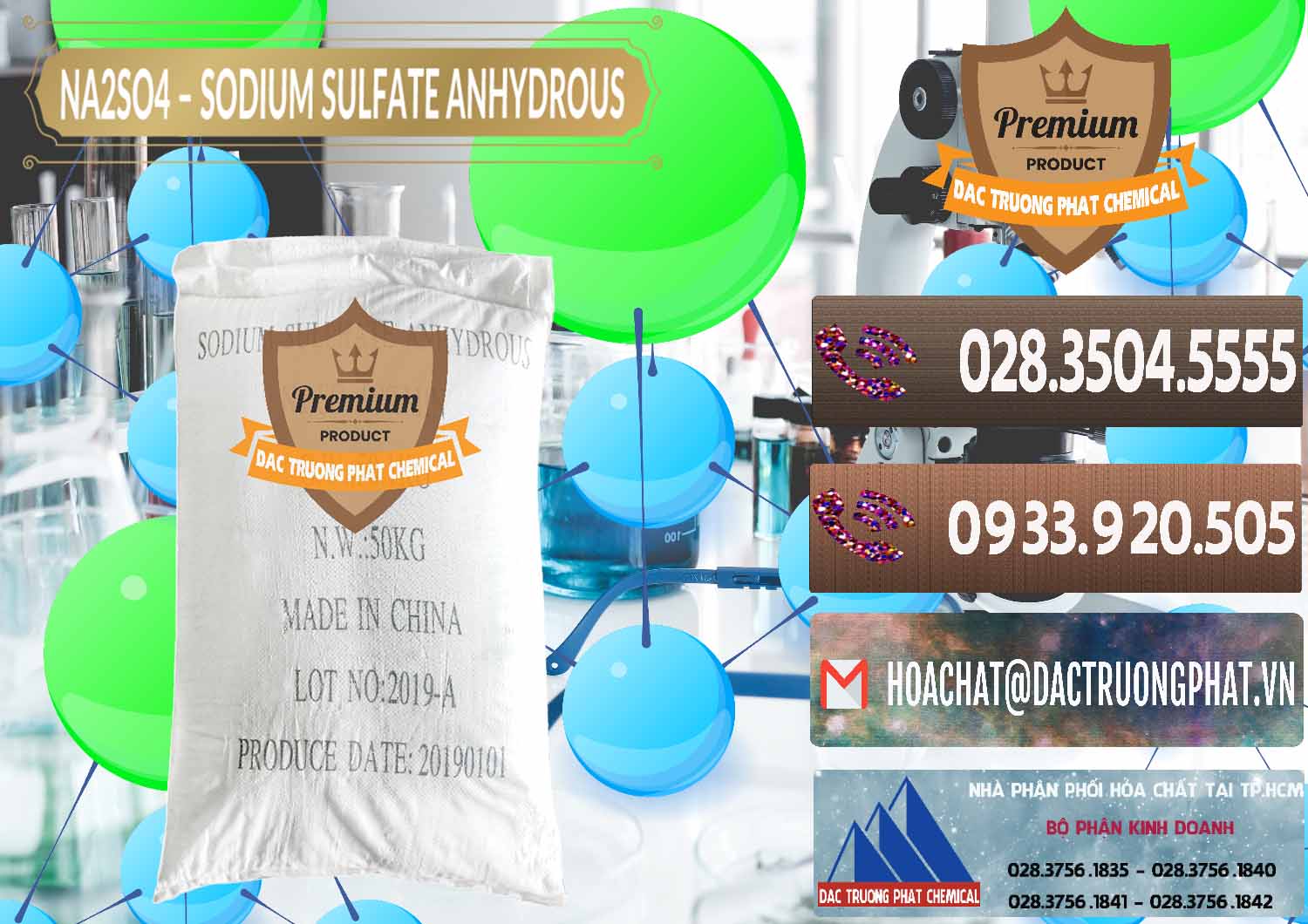 Cty chuyên phân phối ( bán ) Sodium Sulphate - Muối Sunfat Na2SO4 PH 6-8 Trung Quốc China - 0099 - Chuyên nhập khẩu và phân phối hóa chất tại TP.HCM - hoachatviet.net