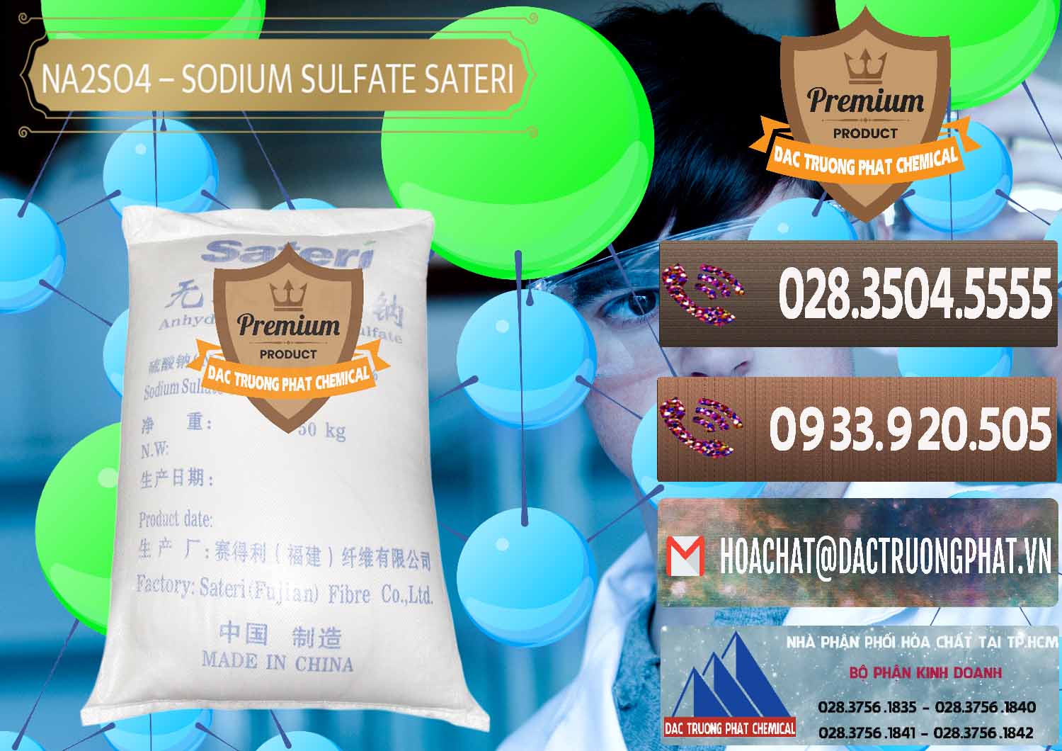 Công ty nhập khẩu ( bán ) Sodium Sulphate - Muối Sunfat Na2SO4 Sateri Trung Quốc China - 0100 - Công ty cung cấp ( bán ) hóa chất tại TP.HCM - hoachatviet.net