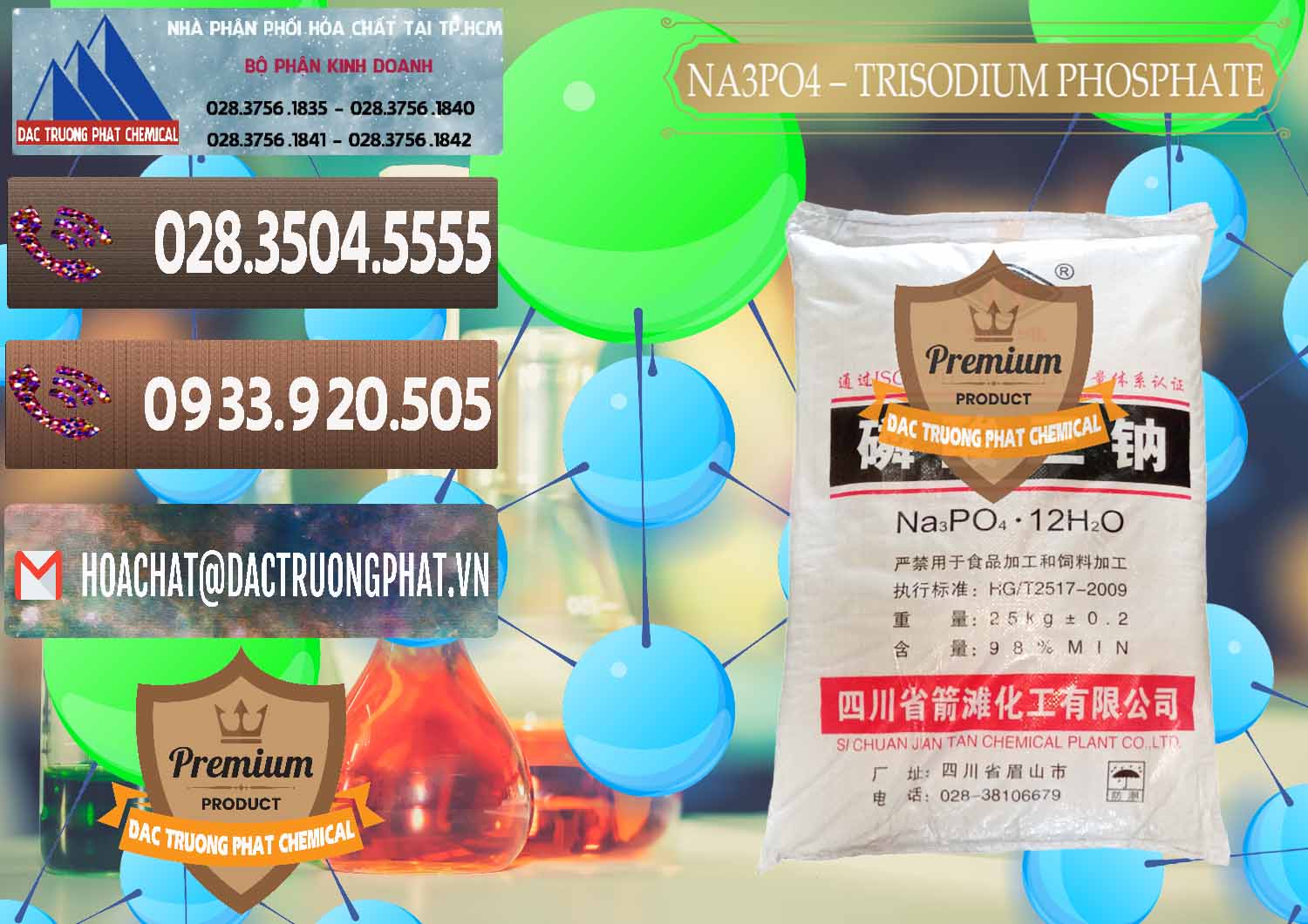 Chuyên phân phối và bán Na3PO4 – Trisodium Phosphate Trung Quốc China JT - 0102 - Chuyên kinh doanh & cung cấp hóa chất tại TP.HCM - hoachatviet.net