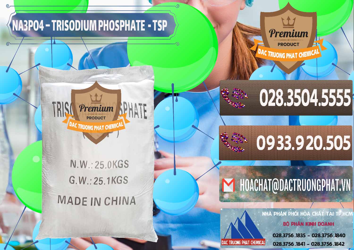 Nơi phân phối và bán Na3PO4 – Trisodium Phosphate Trung Quốc China TSP - 0103 - Công ty chuyên phân phối _ nhập khẩu hóa chất tại TP.HCM - hoachatviet.net