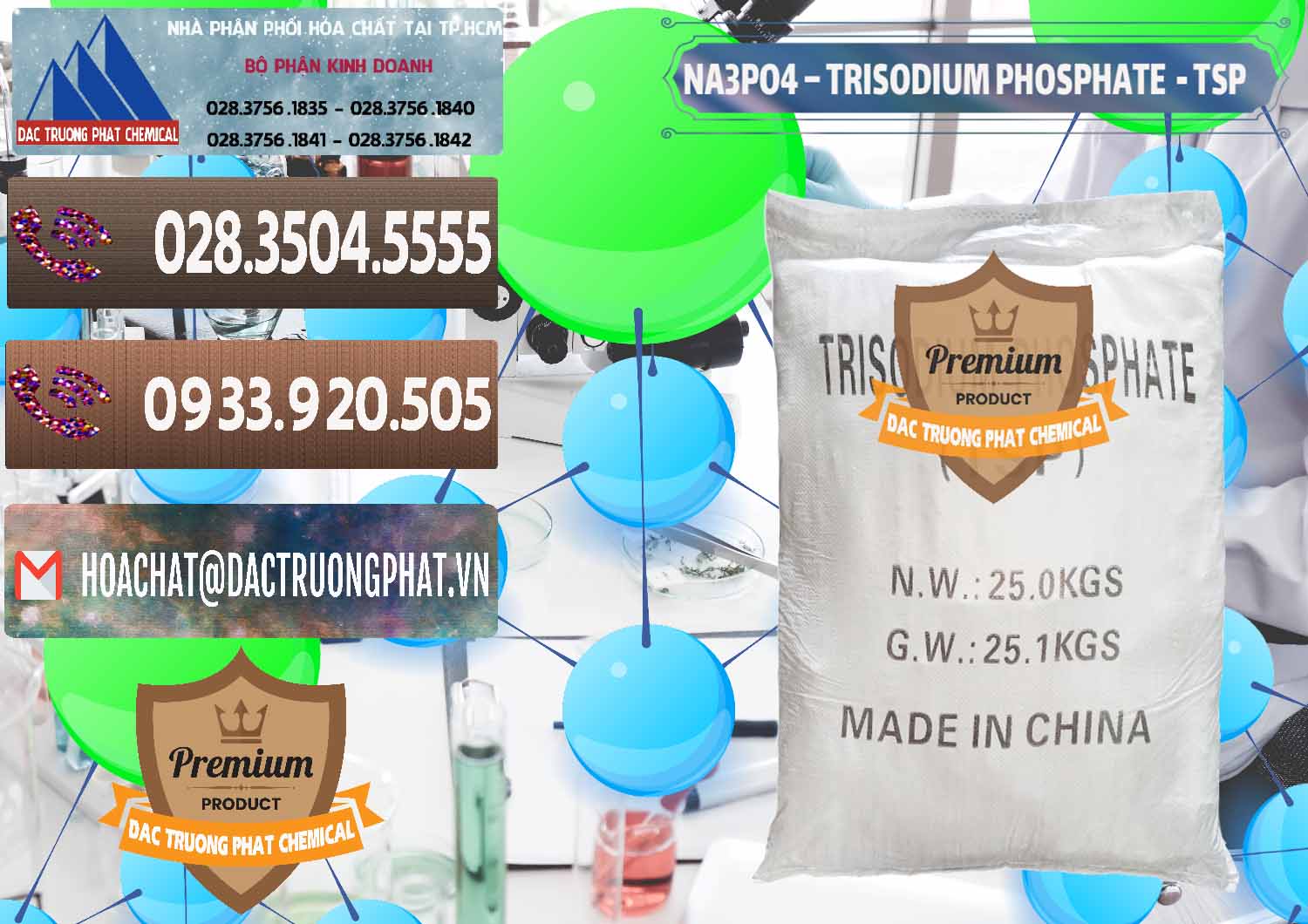 Công ty nhập khẩu - bán Na3PO4 – Trisodium Phosphate Trung Quốc China TSP - 0103 - Cty cung ứng - phân phối hóa chất tại TP.HCM - hoachatviet.net
