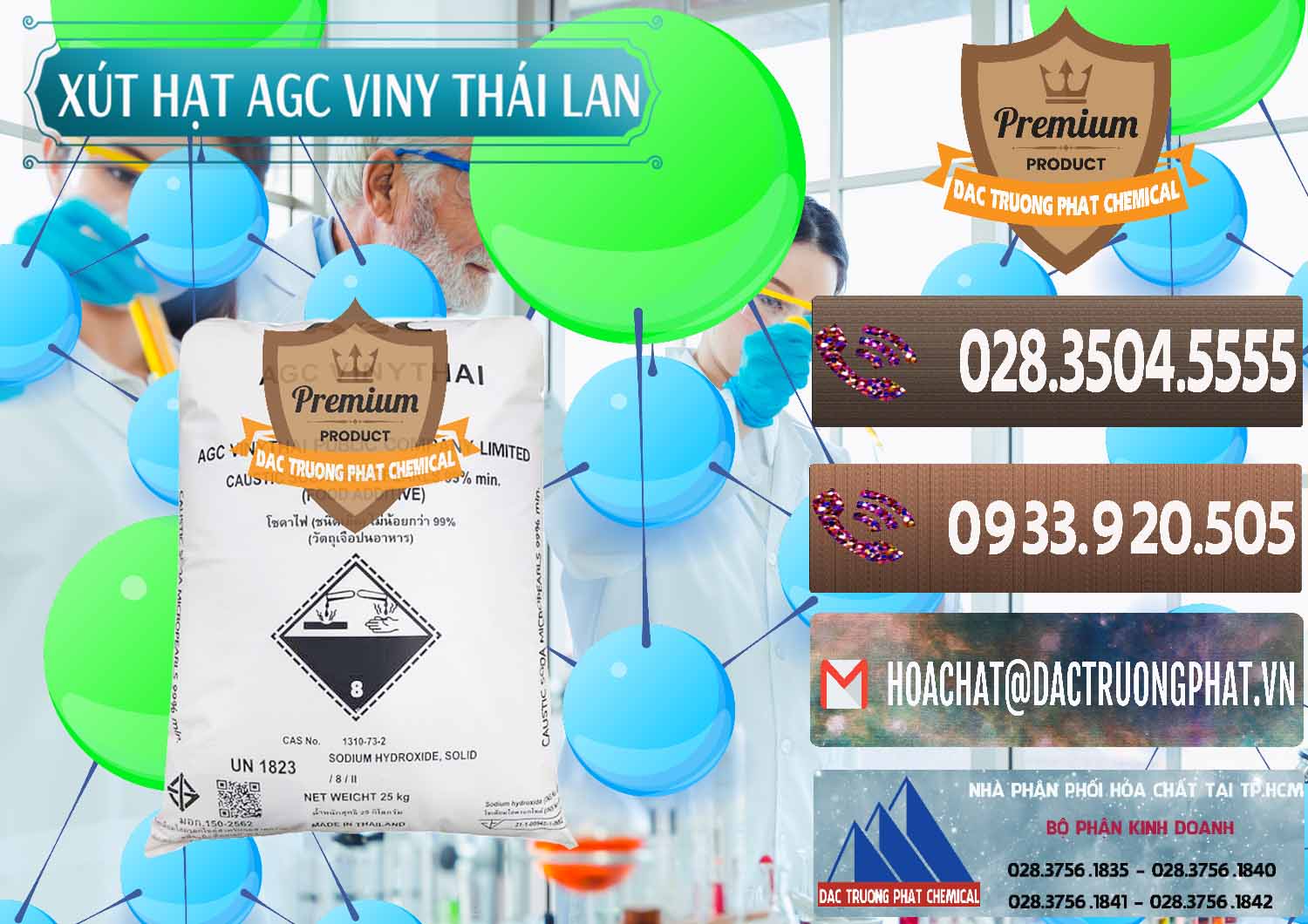 Cty chuyên bán và cung ứng Xút Hạt - NaOH Bột 99% AGC Viny Thái Lan - 0399 - Cty chuyên phân phối ( bán ) hóa chất tại TP.HCM - hoachatviet.net