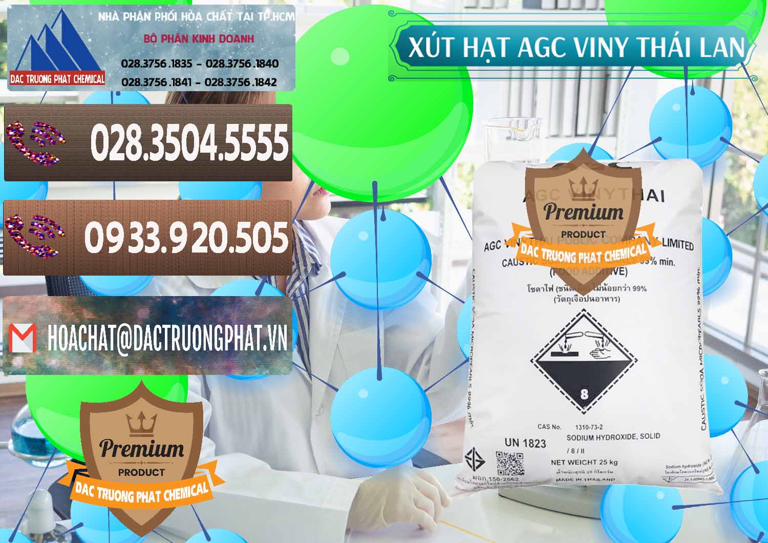 Nơi cung ứng & bán Xút Hạt - NaOH Bột 99% AGC Viny Thái Lan - 0399 - Chuyên cung cấp - phân phối hóa chất tại TP.HCM - hoachatviet.net