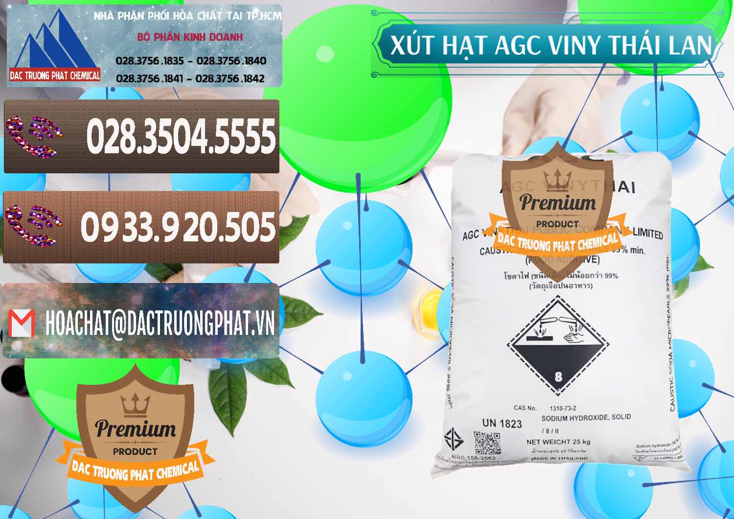 Chuyên nhập khẩu _ bán Xút Hạt - NaOH Bột 99% AGC Viny Thái Lan - 0399 - Công ty phân phối & cung ứng hóa chất tại TP.HCM - hoachatviet.net