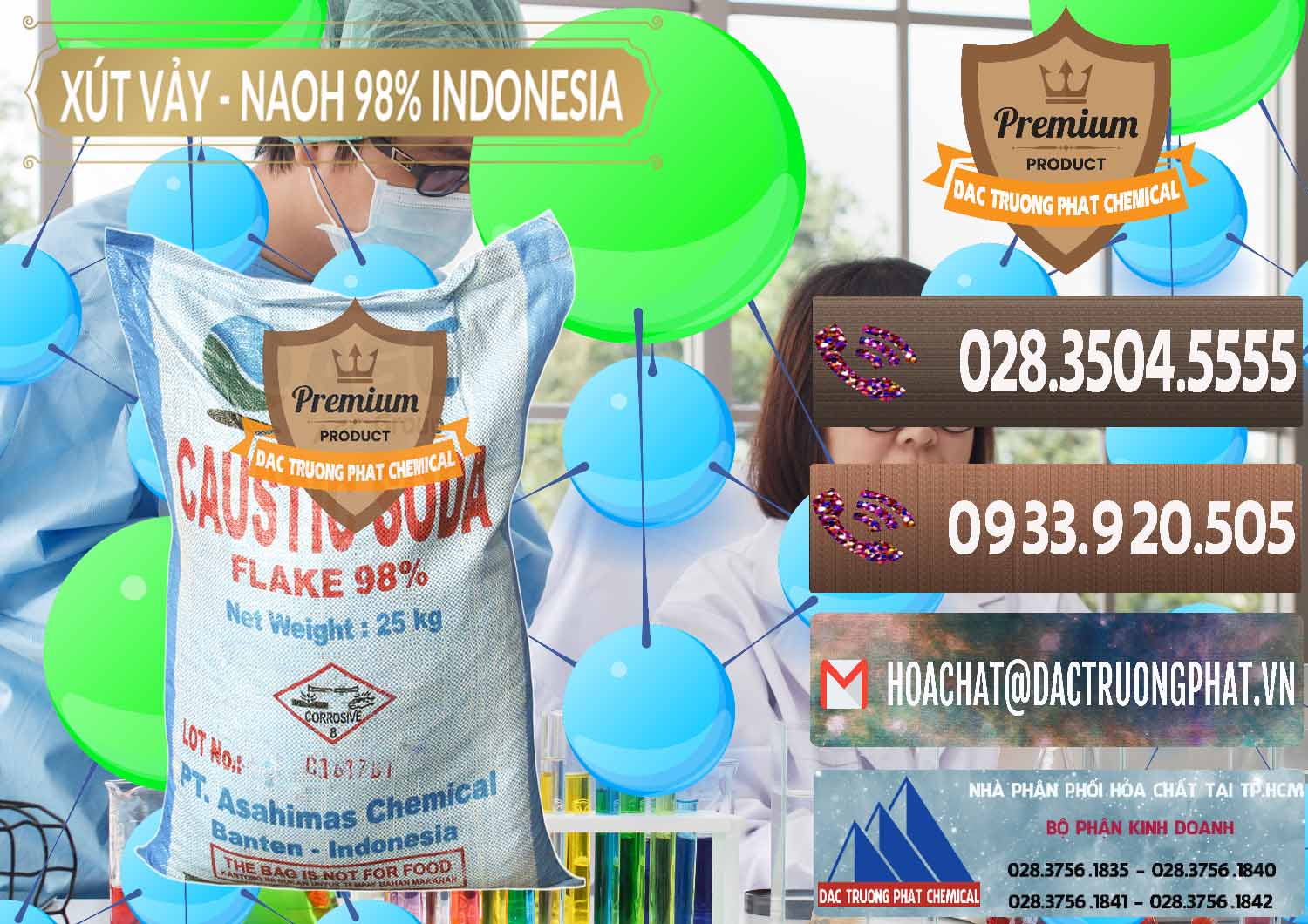 Cty bán và cung cấp Xút Vảy - NaOH Vảy 98% ASC Indonesia - 0172 - Nhà cung cấp & bán hóa chất tại TP.HCM - hoachatviet.net