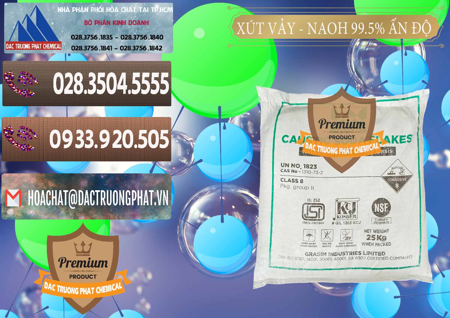 Đơn vị chuyên bán ( cung ứng ) Xút Vảy - NaOH Vảy 99.5% Aditya Birla Grasim Ấn Độ India - 0170 - Cty phân phối và cung cấp hóa chất tại TP.HCM - hoachatviet.net