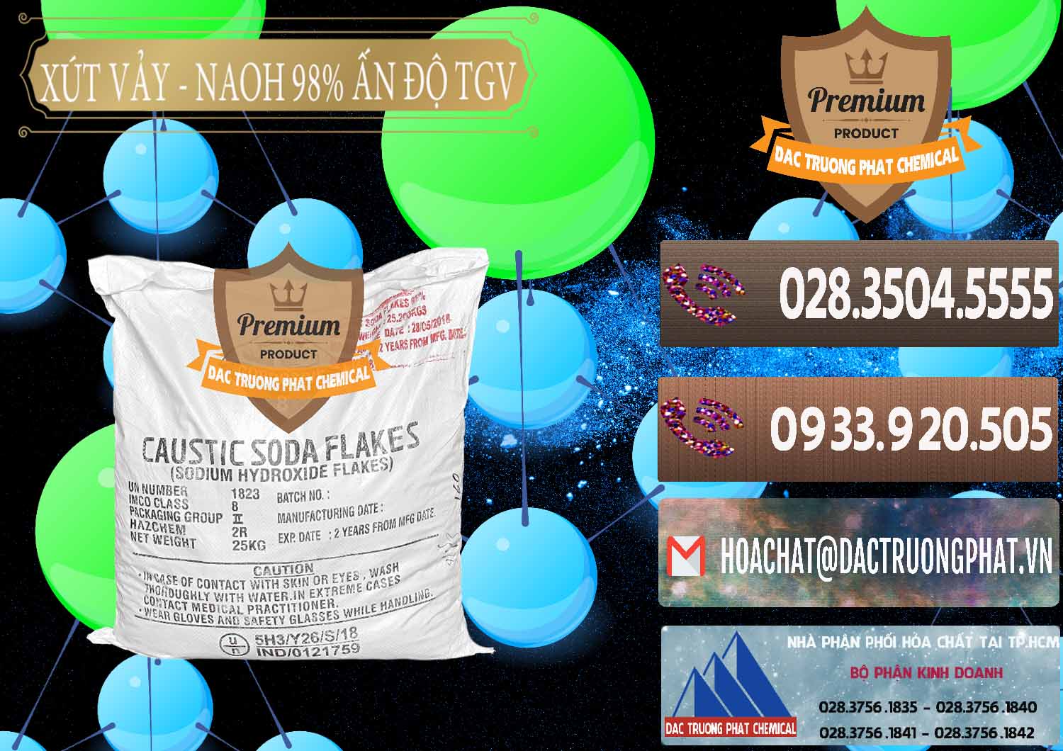 Cung cấp Œ bán hóa chất Caustic Soda Vảy Ø Natri Hydroxide Khô 98% TGV Ấn Độ India Đơn vị chuyên kinh doanh ( bán ) Xút Vảy - NaOH Vảy 98% TGV Ấn Độ India - 0169 - Cty chuyên cung ứng & phân phối hóa chất tại TP.HCM - hoachatviet.net