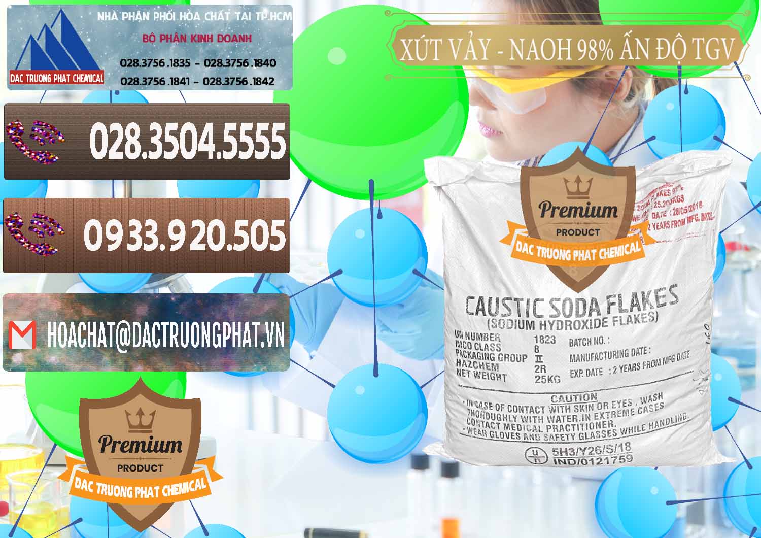 Cty cung cấp Œ bán hóa chất Natri Hidroxit Rắn Þ Caustic Soda Flakes 98% TGV Ấn Độ India Đơn vị nhập khẩu & bán Xút Vảy - NaOH Vảy 98% TGV Ấn Độ India - 0169 - Chuyên phân phối _ cung cấp hóa chất tại TP.HCM - hoachatviet.net