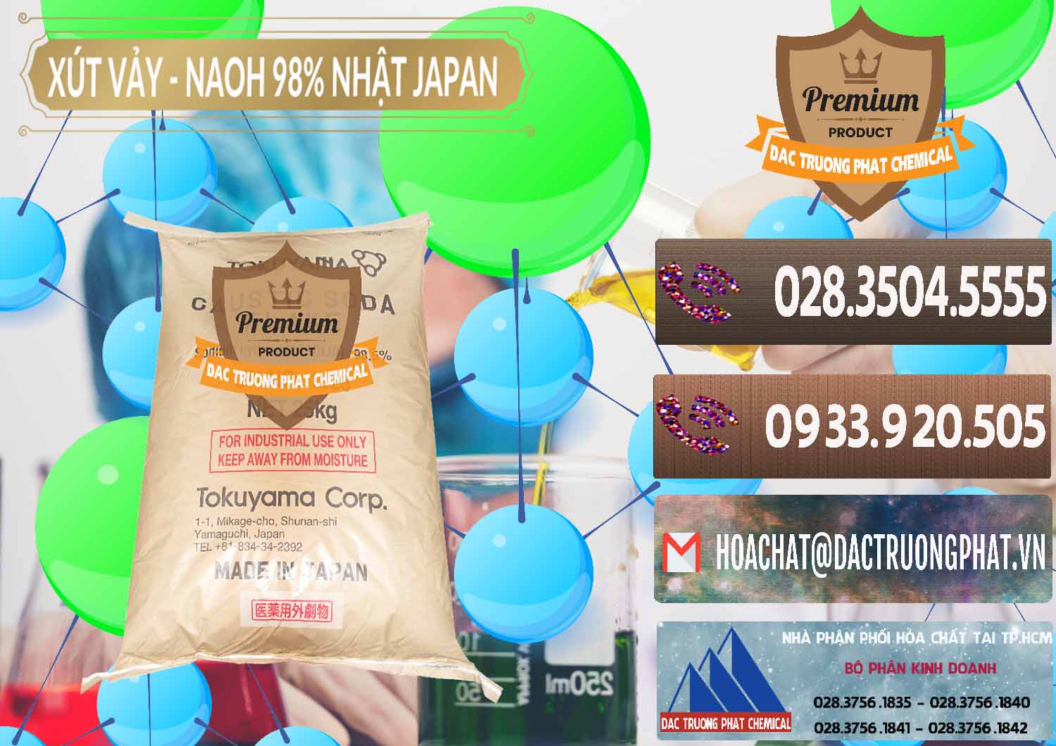 Đơn vị bán ( cung cấp ) Xút Vảy - NaOH Vảy 98% Tokuyama Nhật Bản Japan - 0173 - Chuyên cung cấp _ kinh doanh hóa chất tại TP.HCM - hoachatviet.net