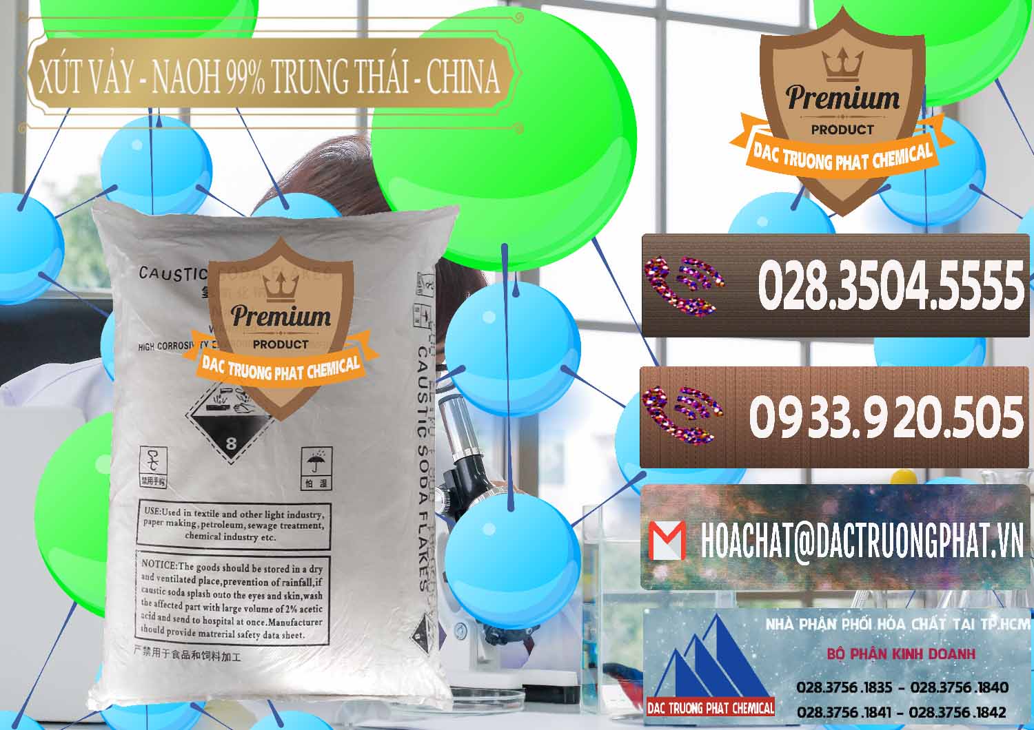 Công ty chuyên kinh doanh và bán Xút Vảy - NaOH Vảy 99% Trung Thái China Trung Quốc - 0176 - Cty chuyên phân phối - kinh doanh hóa chất tại TP.HCM - hoachatviet.net