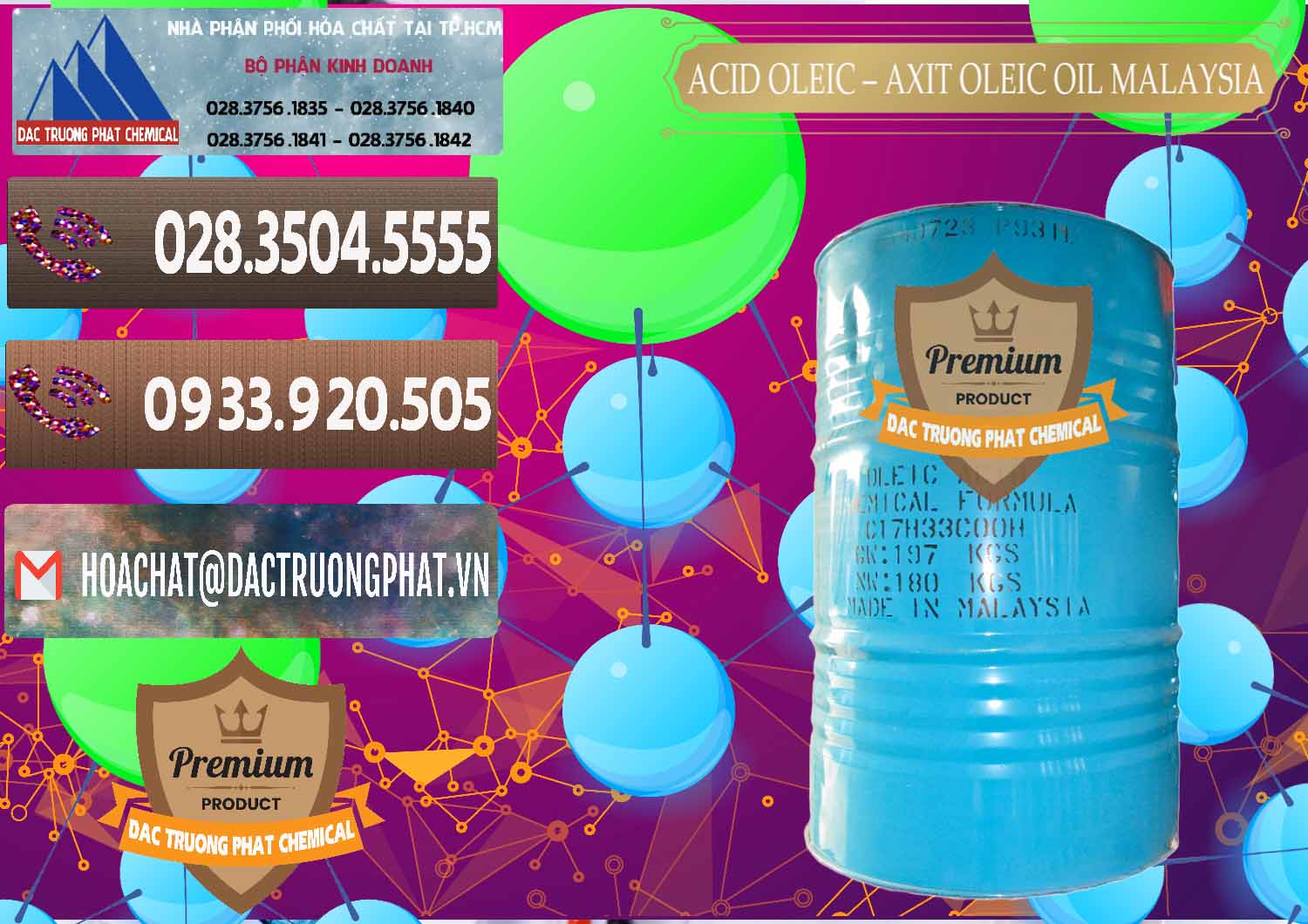 Nhà nhập khẩu ( bán ) Acid Oleic – Axit Oleic Oil Malaysia - 0013 - Cty chuyên bán ( cung cấp ) hóa chất tại TP.HCM - hoachatviet.net