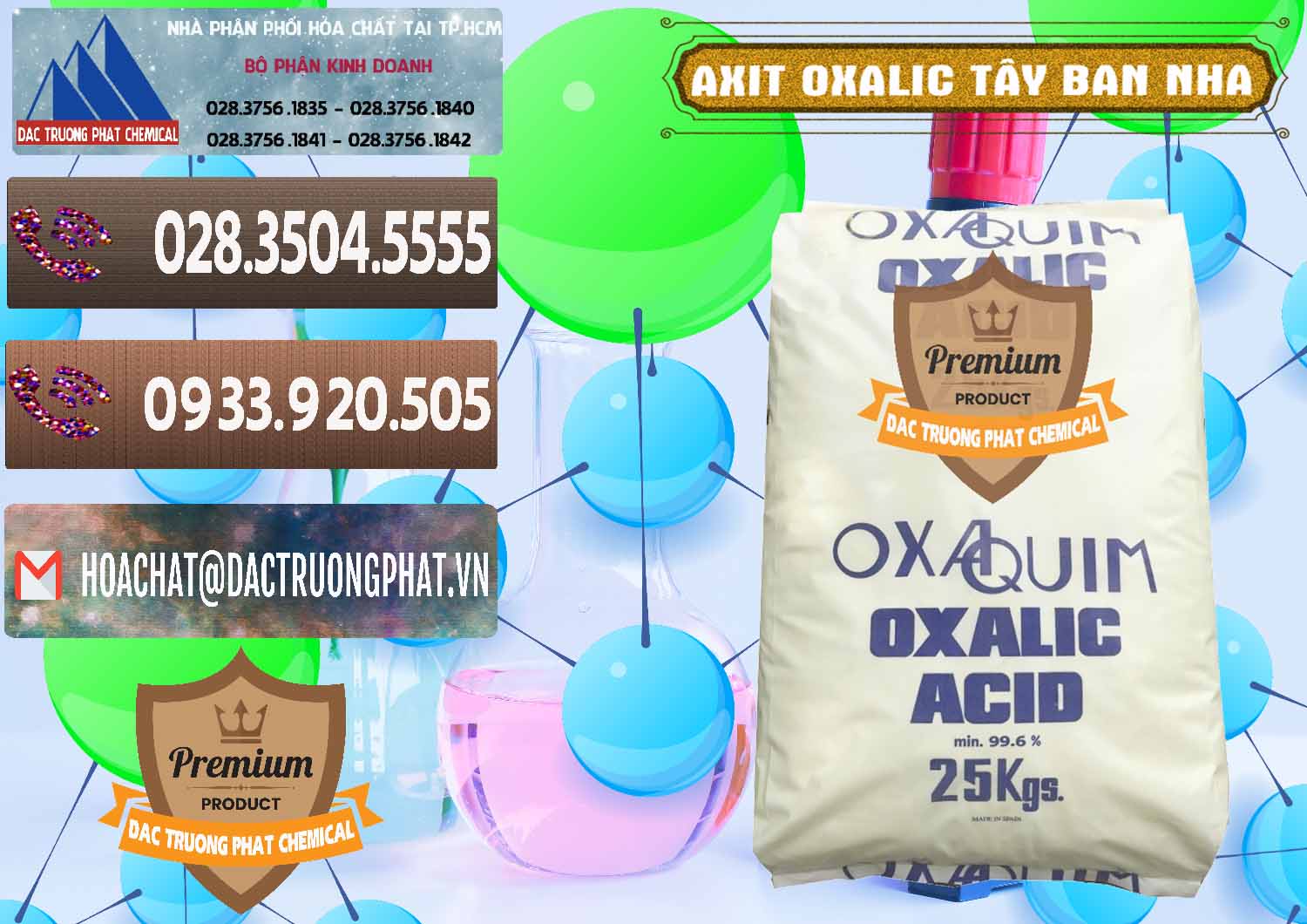 Cty cung cấp & bán Acid Oxalic – Axit Oxalic 99.6% Tây Ban Nha Spain - 0269 - Nơi phân phối - cung cấp hóa chất tại TP.HCM - hoachatviet.net