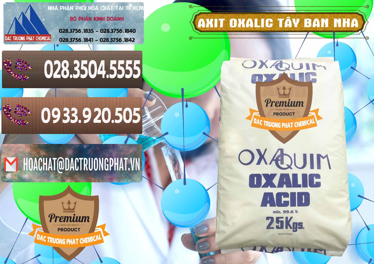 Công ty bán & cung ứng Acid Oxalic – Axit Oxalic 99.6% Tây Ban Nha Spain - 0269 - Kinh doanh - phân phối hóa chất tại TP.HCM - hoachatviet.net
