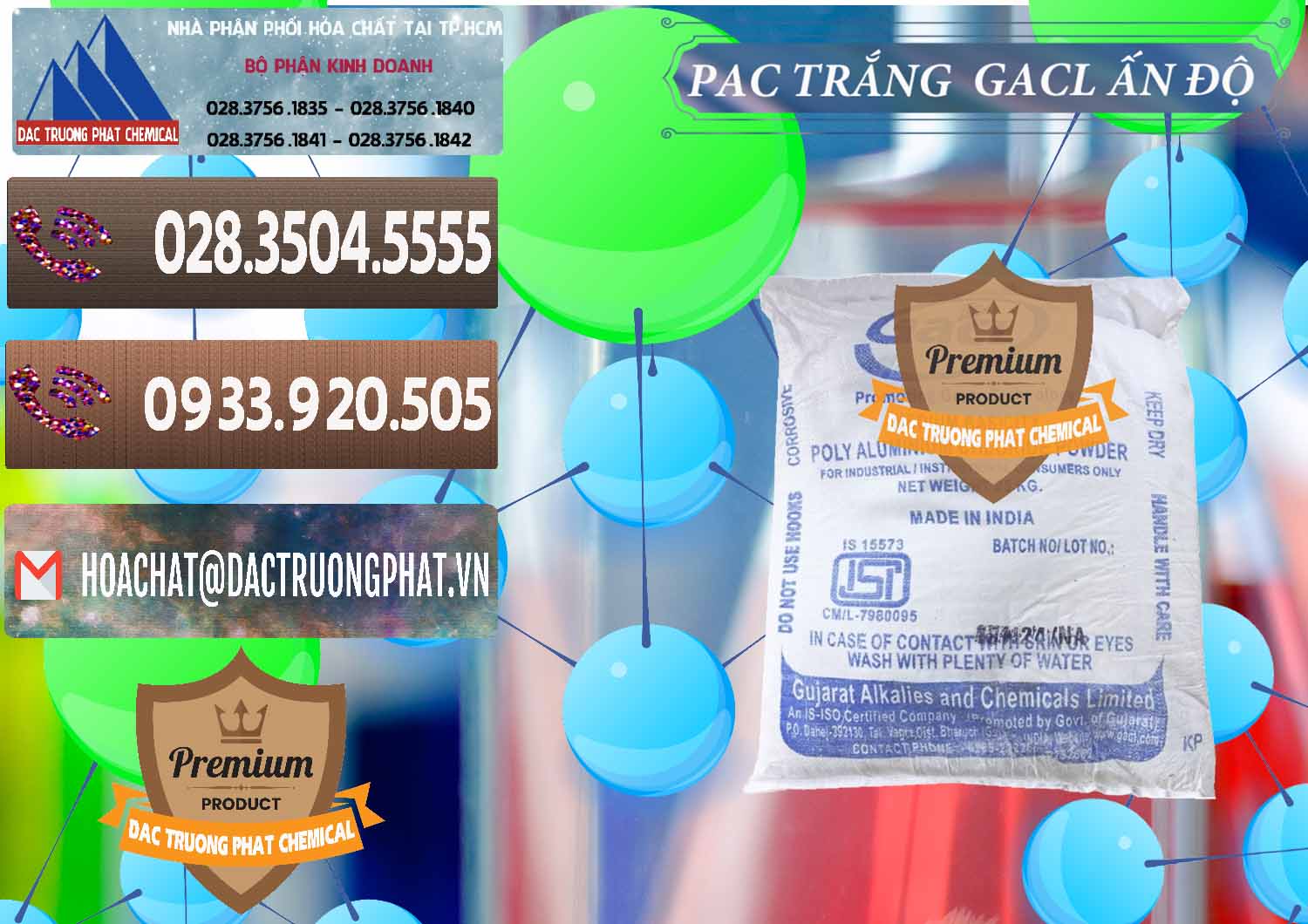 Công ty cung cấp & bán PAC - Polyaluminium Chloride Trắng GACL Ấn Độ India - 0266 - Công ty nhập khẩu ( cung cấp ) hóa chất tại TP.HCM - hoachatviet.net