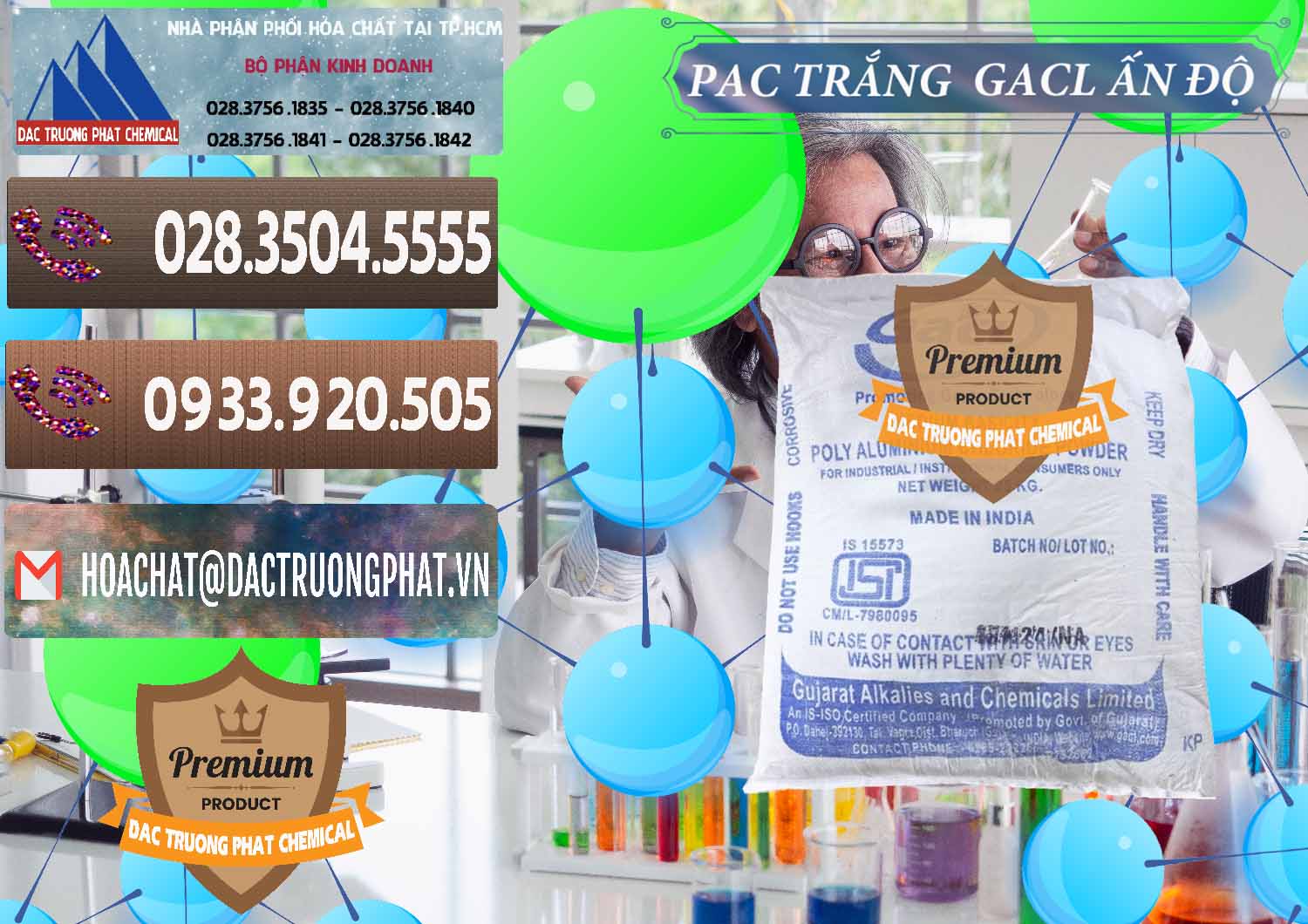 Cty chuyên bán - cung cấp PAC - Polyaluminium Chloride Trắng GACL Ấn Độ India - 0266 - Kinh doanh _ phân phối hóa chất tại TP.HCM - hoachatviet.net