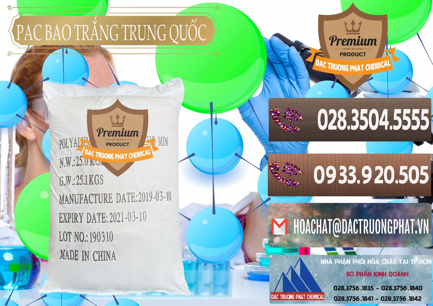 PAC - Polyaluminium Chloride Bao Trắng Trung Quốc China Công ty chuyên bán và cung ứng PAC - Polyaluminium Chloride Bao Trắng Trung Quốc China - 0108 - Công ty nhập khẩu và phân phối hóa chất tại TP.HCM - hoachatviet.net