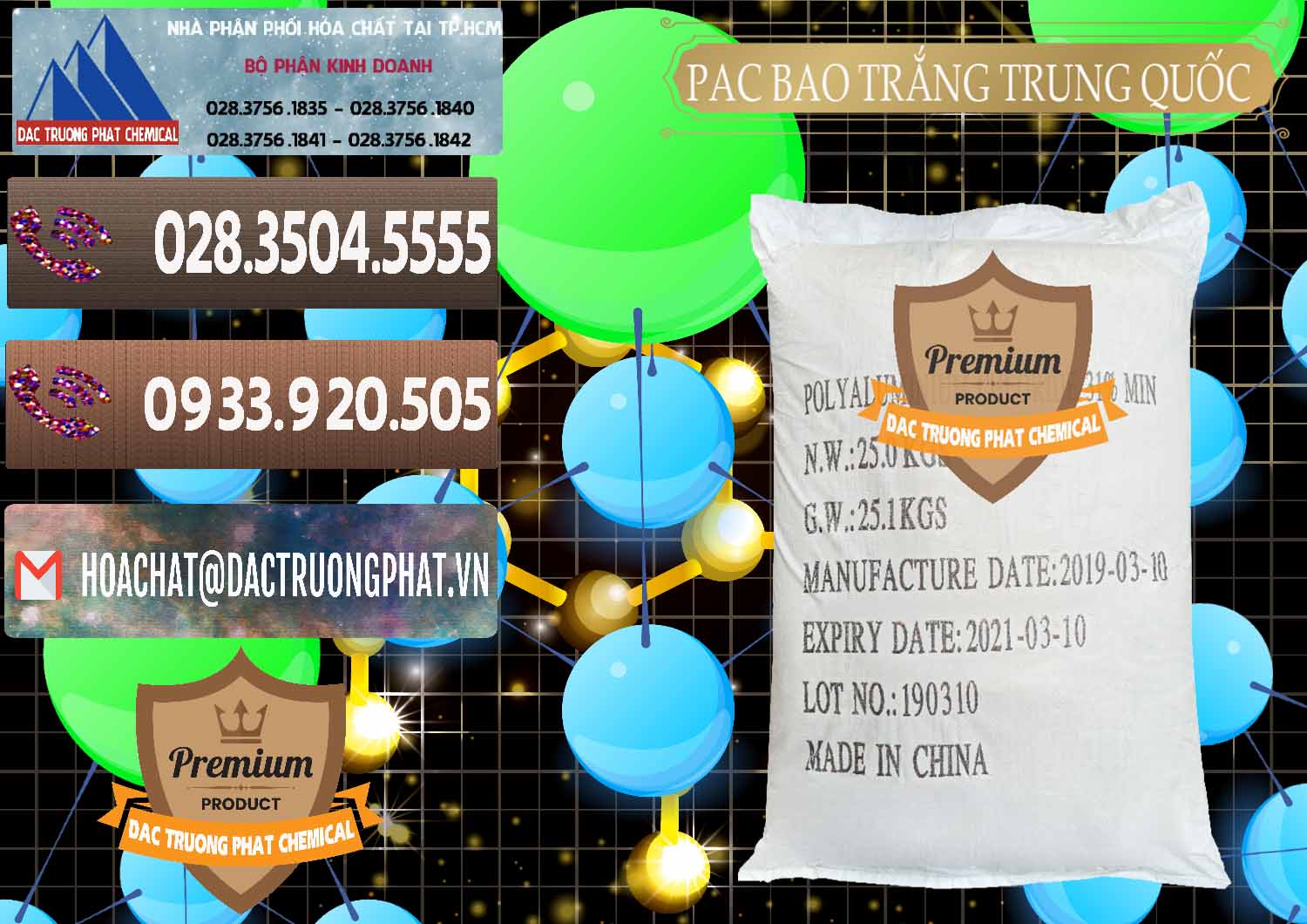 PAC - Polyaluminium Chloride Bao Trắng Trung Quốc China Bán - cung ứng PAC - Polyaluminium Chloride Bao Trắng Trung Quốc China - 0108 - Cty cung cấp & phân phối hóa chất tại TP.HCM - hoachatviet.net