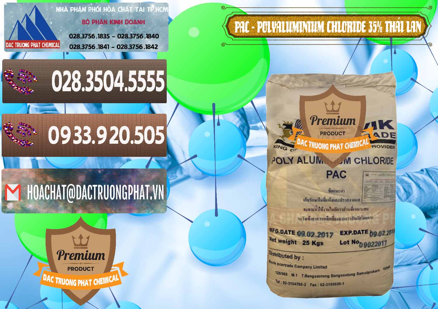 Nơi cung ứng ( bán ) PAC - Polyaluminium Chloride 35% Thái Lan Thailand - 0470 - Công ty cung cấp và phân phối hóa chất tại TP.HCM - hoachatviet.net