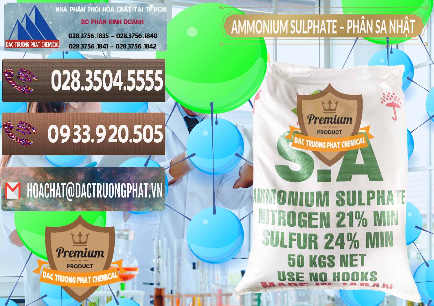 Đơn vị chuyên phân phối & bán Ammonium Sulphate – Phân Sa Nhật Japan - 0023 - Nơi cung cấp ( phân phối ) hóa chất tại TP.HCM - hoachatviet.net