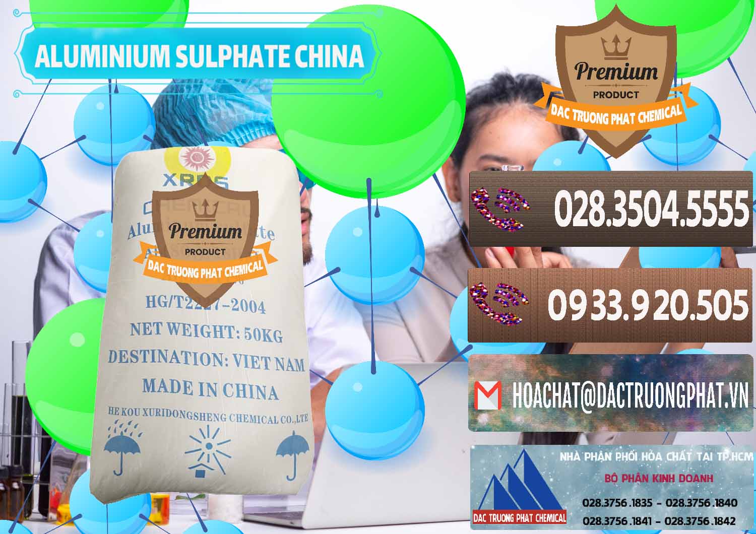 Đơn vị cung cấp - bán Phèn Nhôm - Al2(SO4)3 17% Trung Quốc China - 0464 - Cty chuyên nhập khẩu & cung cấp hóa chất tại TP.HCM - hoachatviet.net