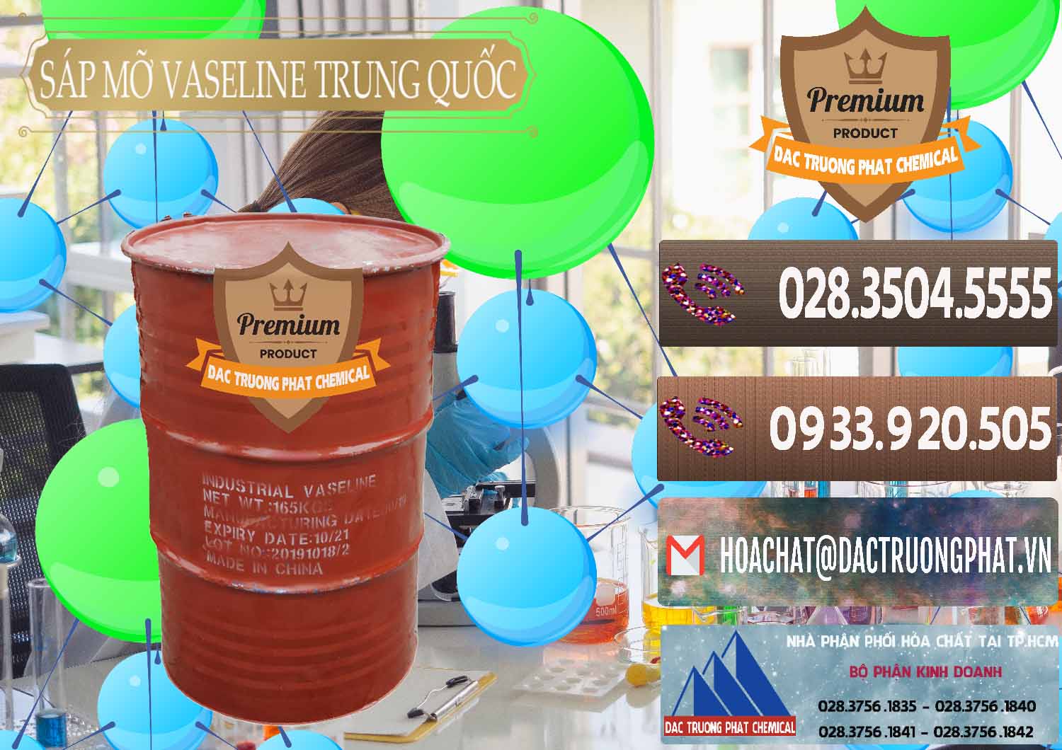 Đơn vị cung ứng _ bán Sáp Mỡ Vaseline Trung Quốc China - 0122 - Nơi chuyên kinh doanh và phân phối hóa chất tại TP.HCM - hoachatviet.net