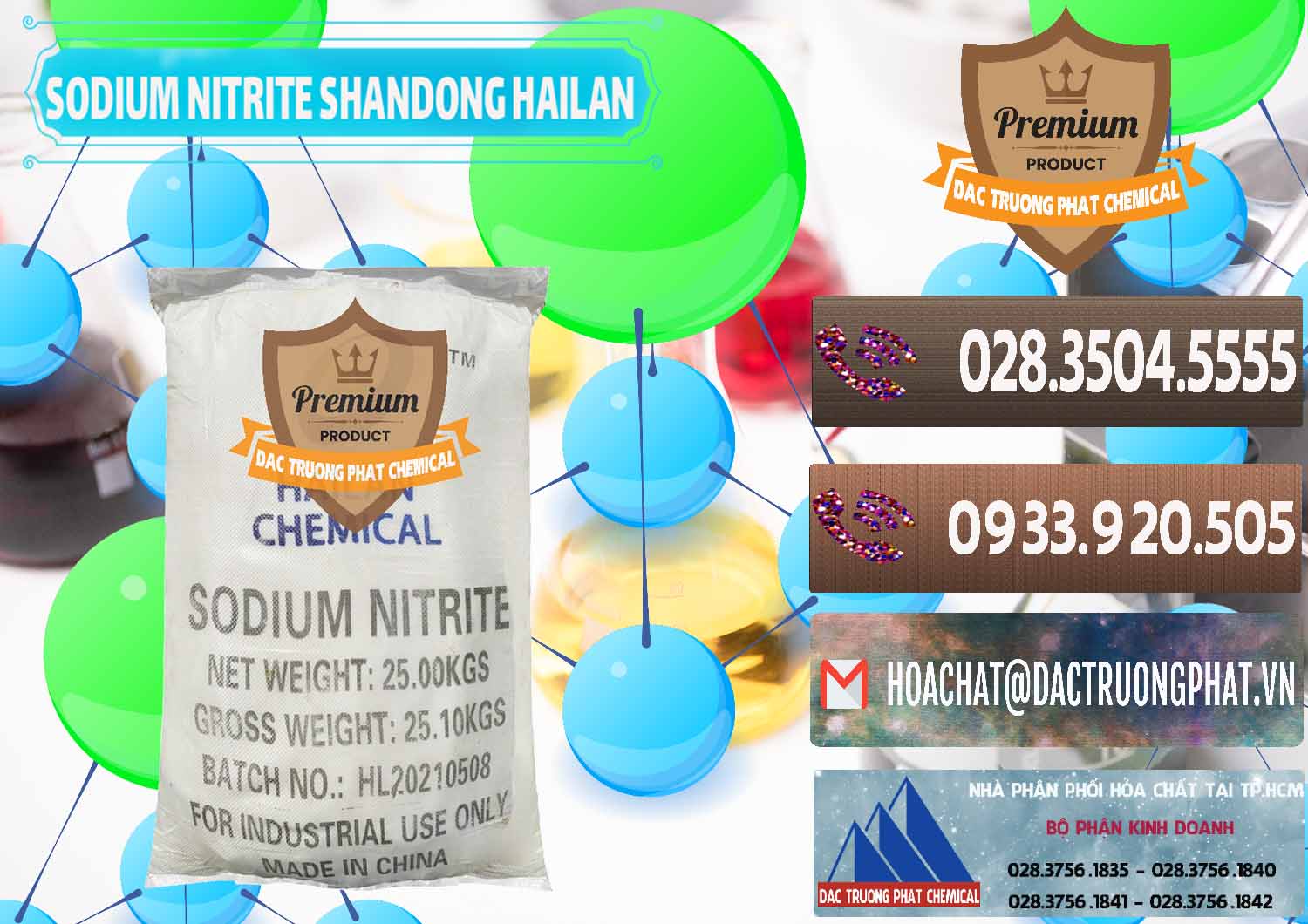 Nơi chuyên bán - cung ứng Sodium Nitrite - NANO2 99.3% Shandong Hailan Trung Quốc China - 0284 - Đơn vị phân phối & cung cấp hóa chất tại TP.HCM - hoachatviet.net