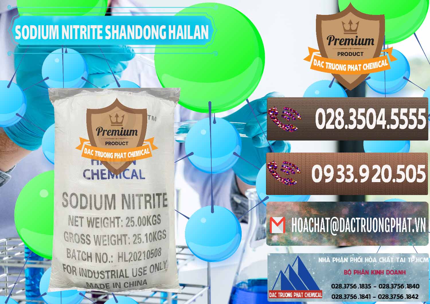 Nơi chuyên phân phối _ bán Sodium Nitrite - NANO2 99.3% Shandong Hailan Trung Quốc China - 0284 - Chuyên cung cấp _ bán hóa chất tại TP.HCM - hoachatviet.net