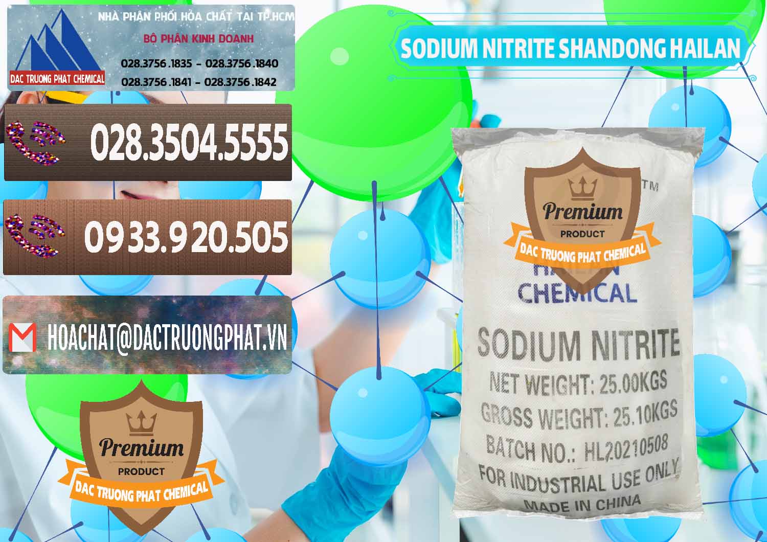 Nơi chuyên nhập khẩu ( bán ) Sodium Nitrite - NANO2 99.3% Shandong Hailan Trung Quốc China - 0284 - Nơi chuyên cung cấp _ bán hóa chất tại TP.HCM - hoachatviet.net