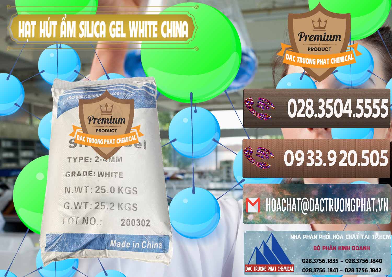 Bán ( phân phối ) Hạt Hút Ẩm Silica Gel White Trung Quốc China - 0297 - Nơi chuyên cung cấp - bán hóa chất tại TP.HCM - hoachatviet.net