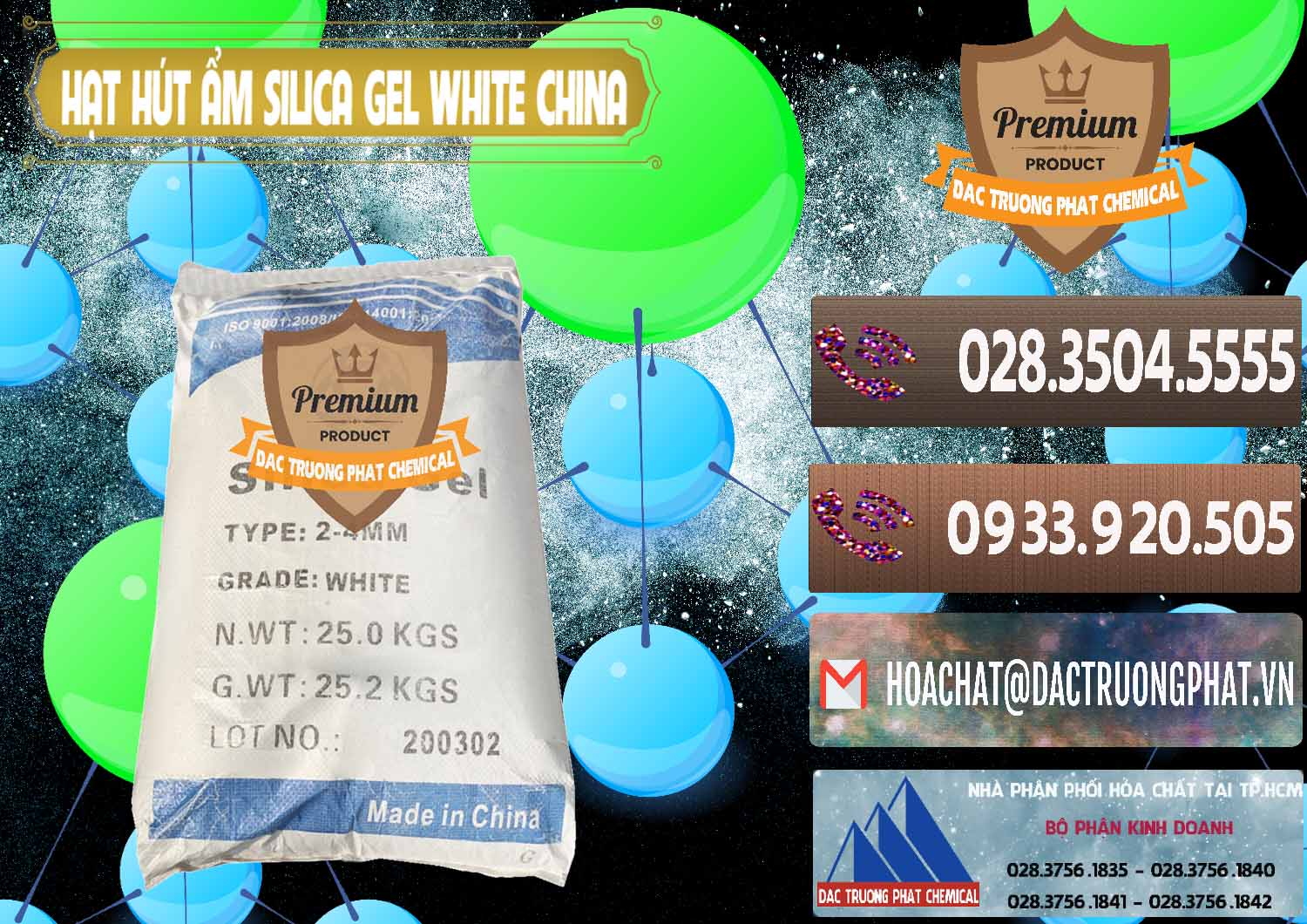 Cty bán & cung ứng Hạt Hút Ẩm Silica Gel White Trung Quốc China - 0297 - Đơn vị cung cấp _ nhập khẩu hóa chất tại TP.HCM - hoachatviet.net
