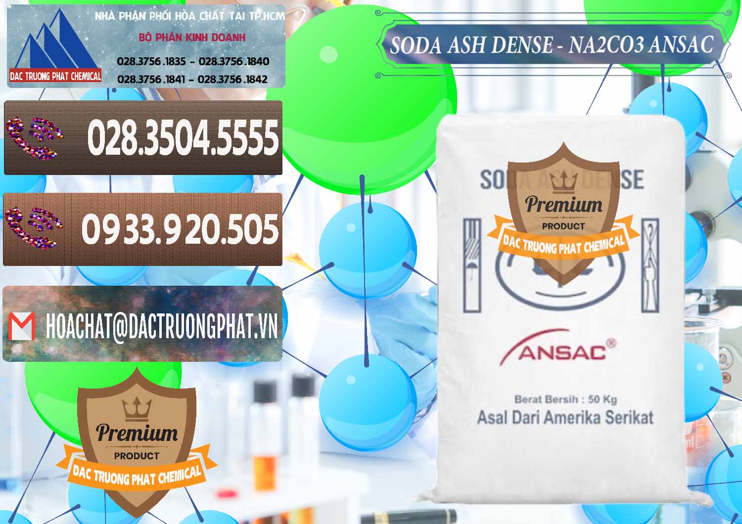Công ty nhập khẩu & bán Soda Ash Dense - NA2CO3 Ansac Mỹ USA - 0412 - Đơn vị chuyên nhập khẩu ( phân phối ) hóa chất tại TP.HCM - hoachatviet.net