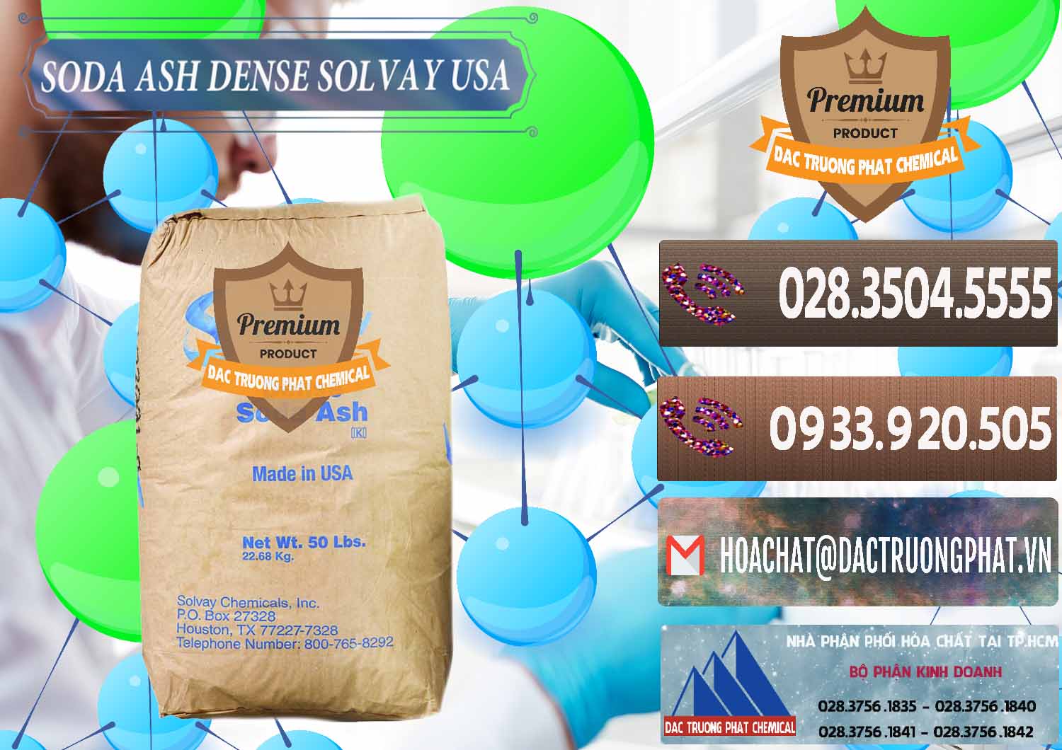 Cty kinh doanh ( bán ) Soda Ash Dense - NA2CO3 Solvay Mỹ USA - 0337 - Chuyên phân phối & nhập khẩu hóa chất tại TP.HCM - hoachatviet.net