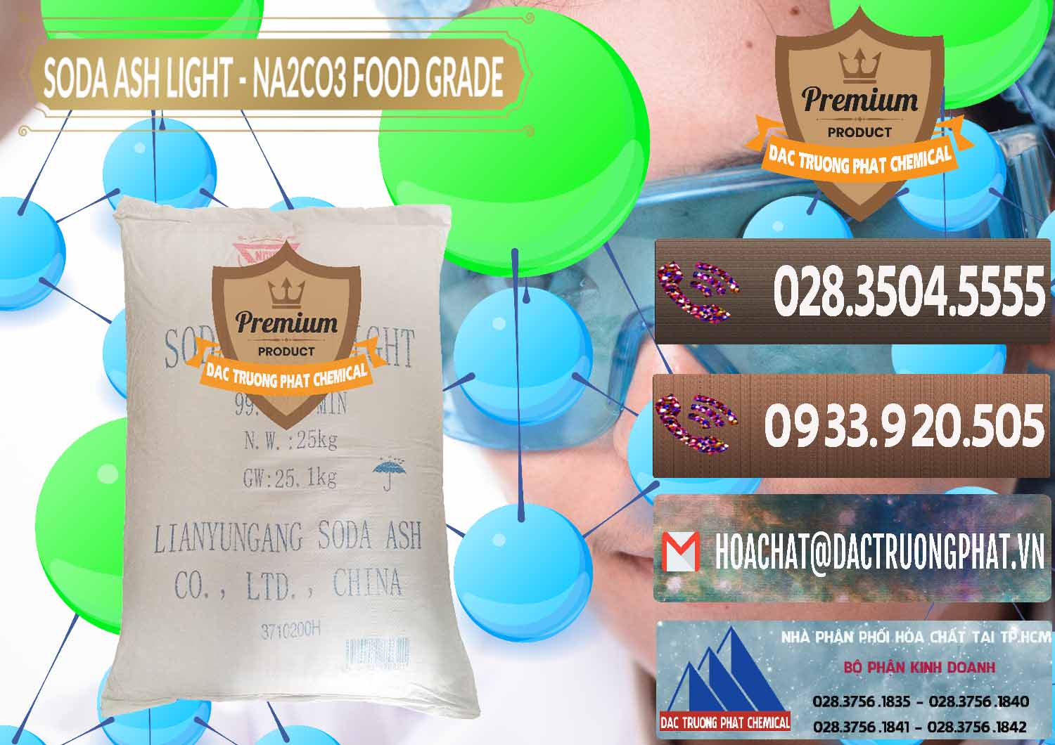Soda Ash Light – NA2CO3 Food Grade Trung Quốc China Đơn vị chuyên kinh doanh và bán Soda Ash Light – NA2CO3 Food Grade Trung Quốc China - 0127 - Công ty nhập khẩu & phân phối hóa chất tại TP.HCM - hoachatviet.net