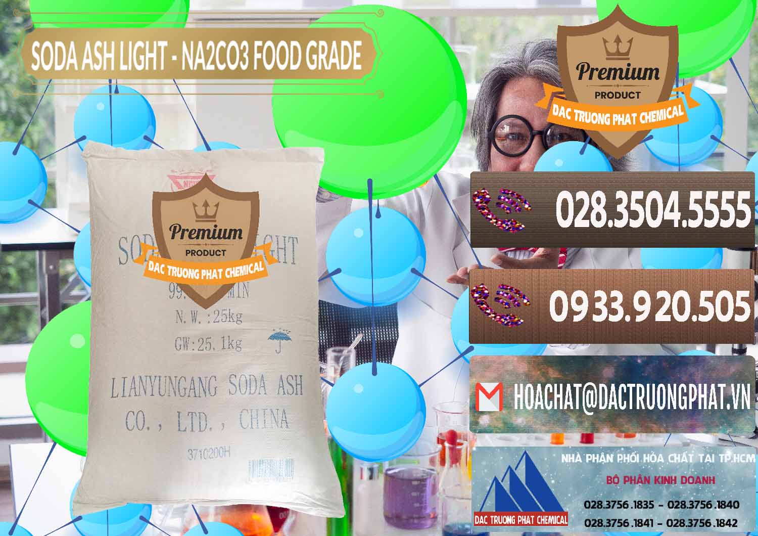 Soda Ash Light – NA2CO3 Food Grade Trung Quốc China Đơn vị chuyên cung ứng - bán Soda Ash Light – NA2CO3 Food Grade Trung Quốc China - 0127 - Cty chuyên cung ứng ( phân phối ) hóa chất tại TP.HCM - hoachatviet.net