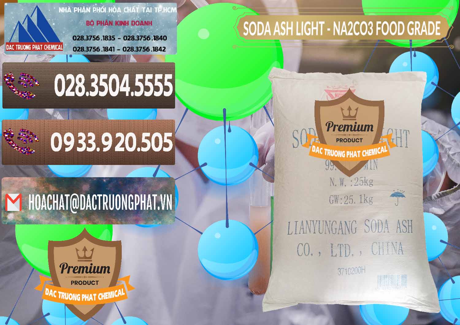 Nơi cung cấp và bán Sodium Carbonate © Muối Soda Nóng 99.2% Food Grade Công ty chuyên cung cấp & bán Soda Ash Light – NA2CO3 Food Grade Trung Quốc China - 0127 - Cty chuyên phân phối & nhập khẩu hóa chất tại TP.HCM - hoachatviet.net