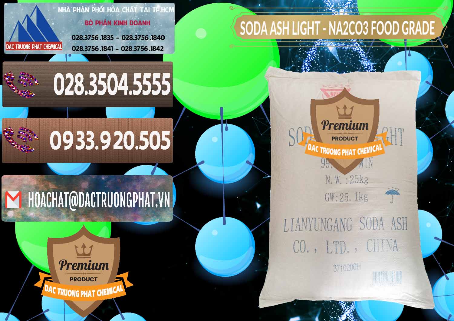 Nơi cung cấp và bán Sodium Carbonate © Muối Soda Nóng 99.2% Food Grade Đơn vị bán ( cung ứng ) Soda Ash Light – NA2CO3 Food Grade Trung Quốc China - 0127 - Cty bán _ phân phối hóa chất tại TP.HCM - hoachatviet.net