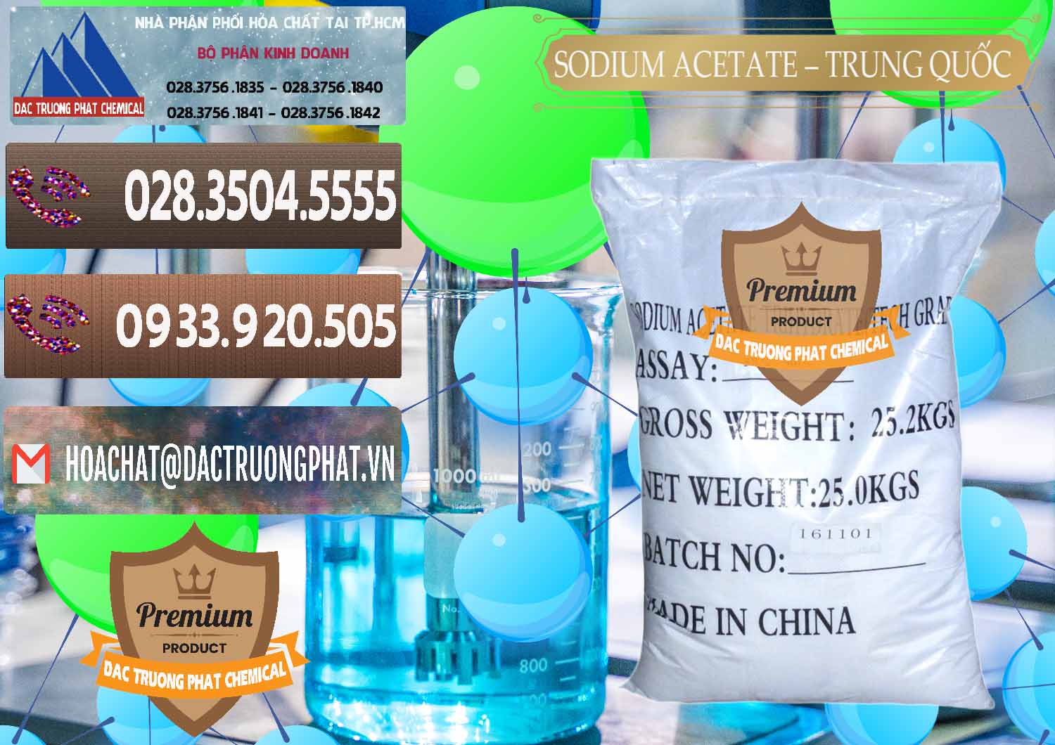 Cty cung ứng và bán Sodium Acetate - Natri Acetate Trung Quốc China - 0134 - Nhà phân phối _ cung ứng hóa chất tại TP.HCM - hoachatviet.net