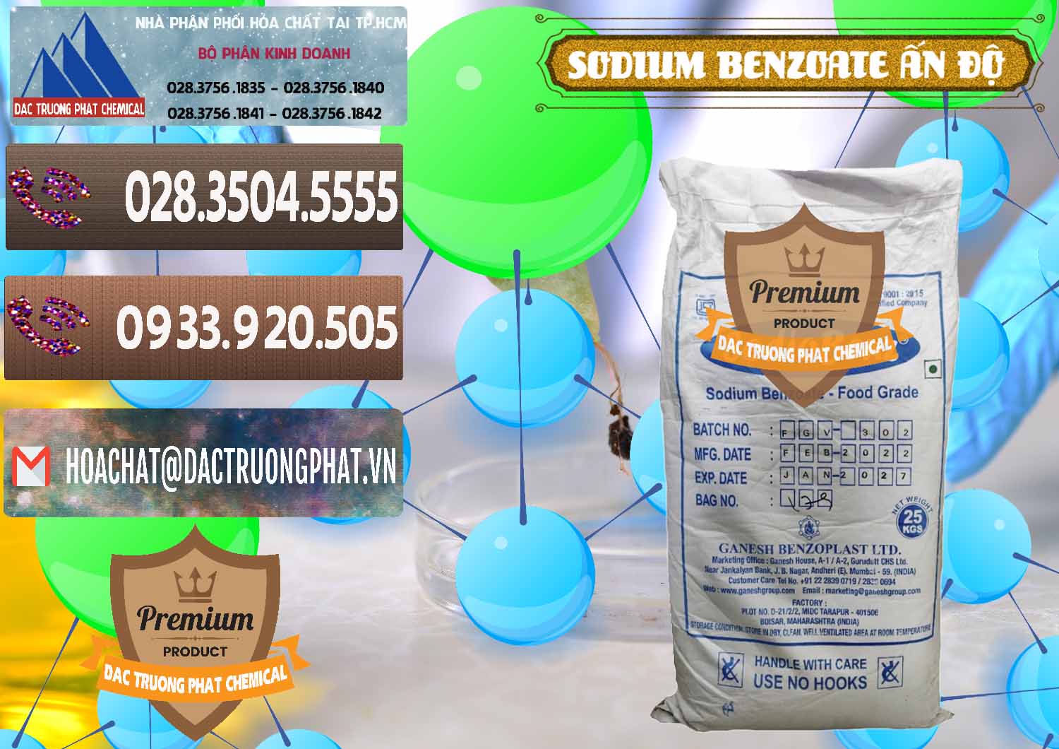 Cty bán - phân phối Sodium Benzoate - Mốc Bột Ấn Độ India - 0361 - Cty cung cấp _ kinh doanh hóa chất tại TP.HCM - hoachatviet.net