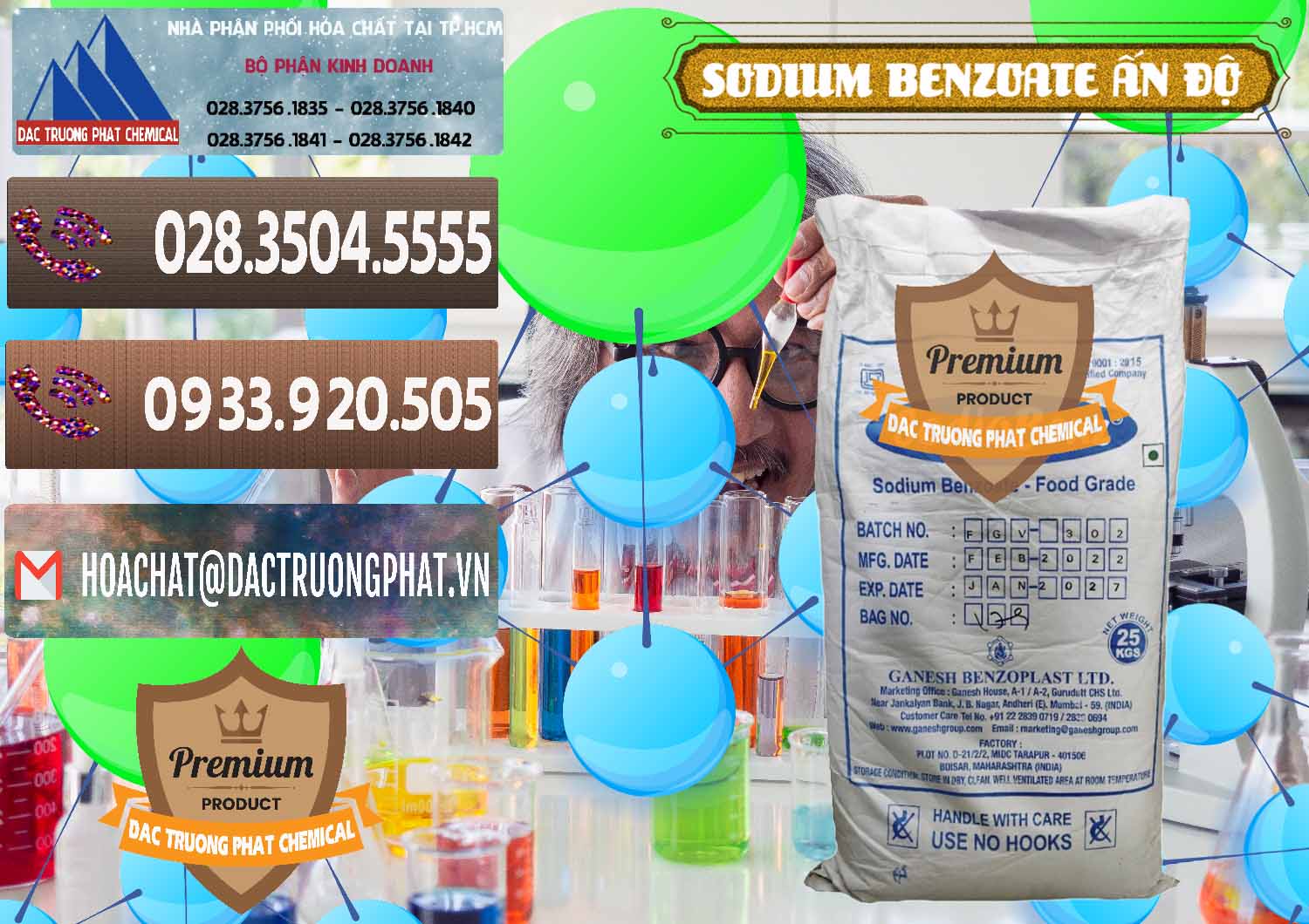 Cty phân phối _ bán Sodium Benzoate - Mốc Bột Ấn Độ India - 0361 - Đơn vị phân phối ( cung cấp ) hóa chất tại TP.HCM - hoachatviet.net