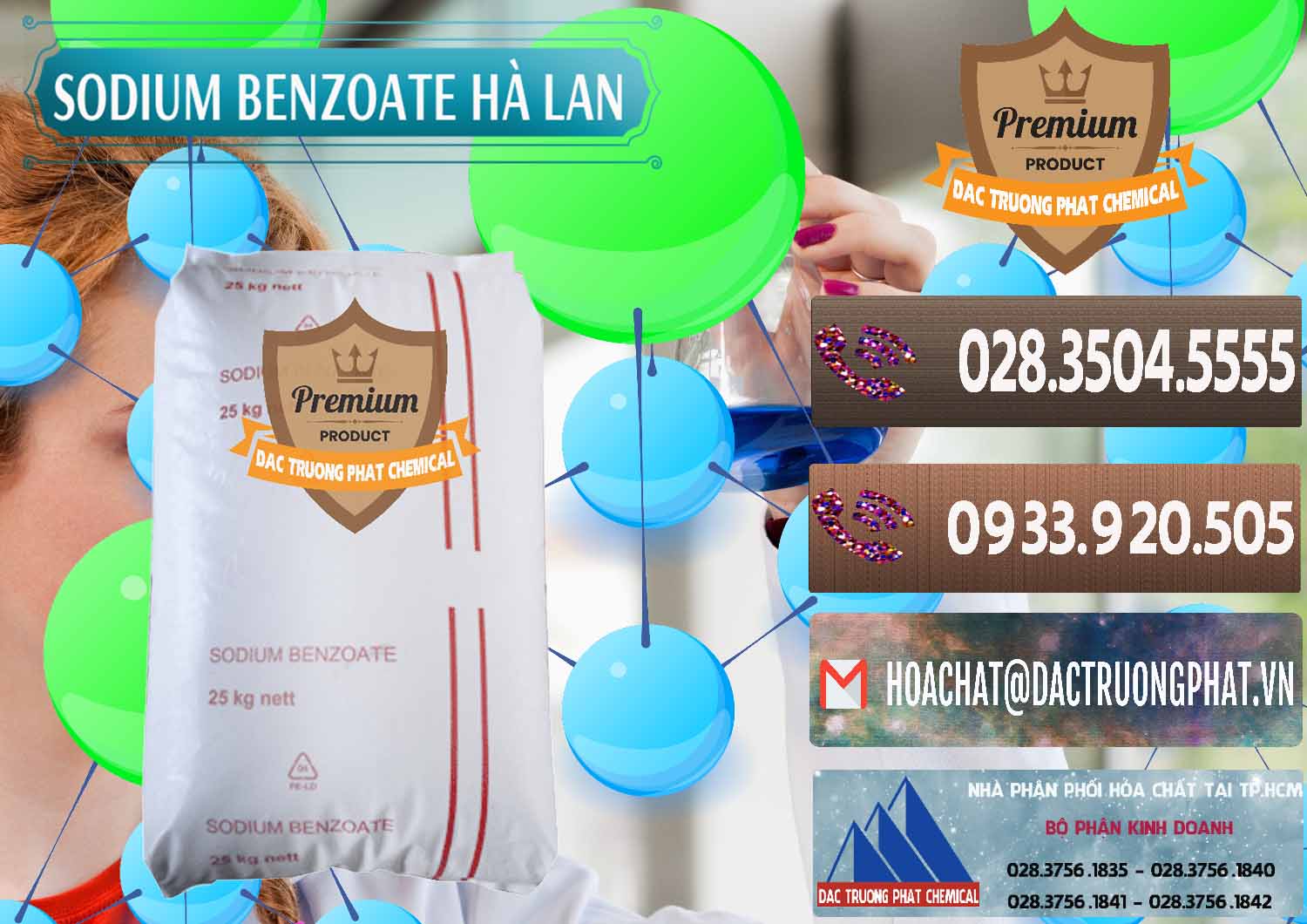 Kinh doanh ( bán ) Sodium Benzoate - Mốc Bột Chữ Cam Hà Lan Netherlands - 0360 - Chuyên cung cấp - phân phối hóa chất tại TP.HCM - hoachatviet.net