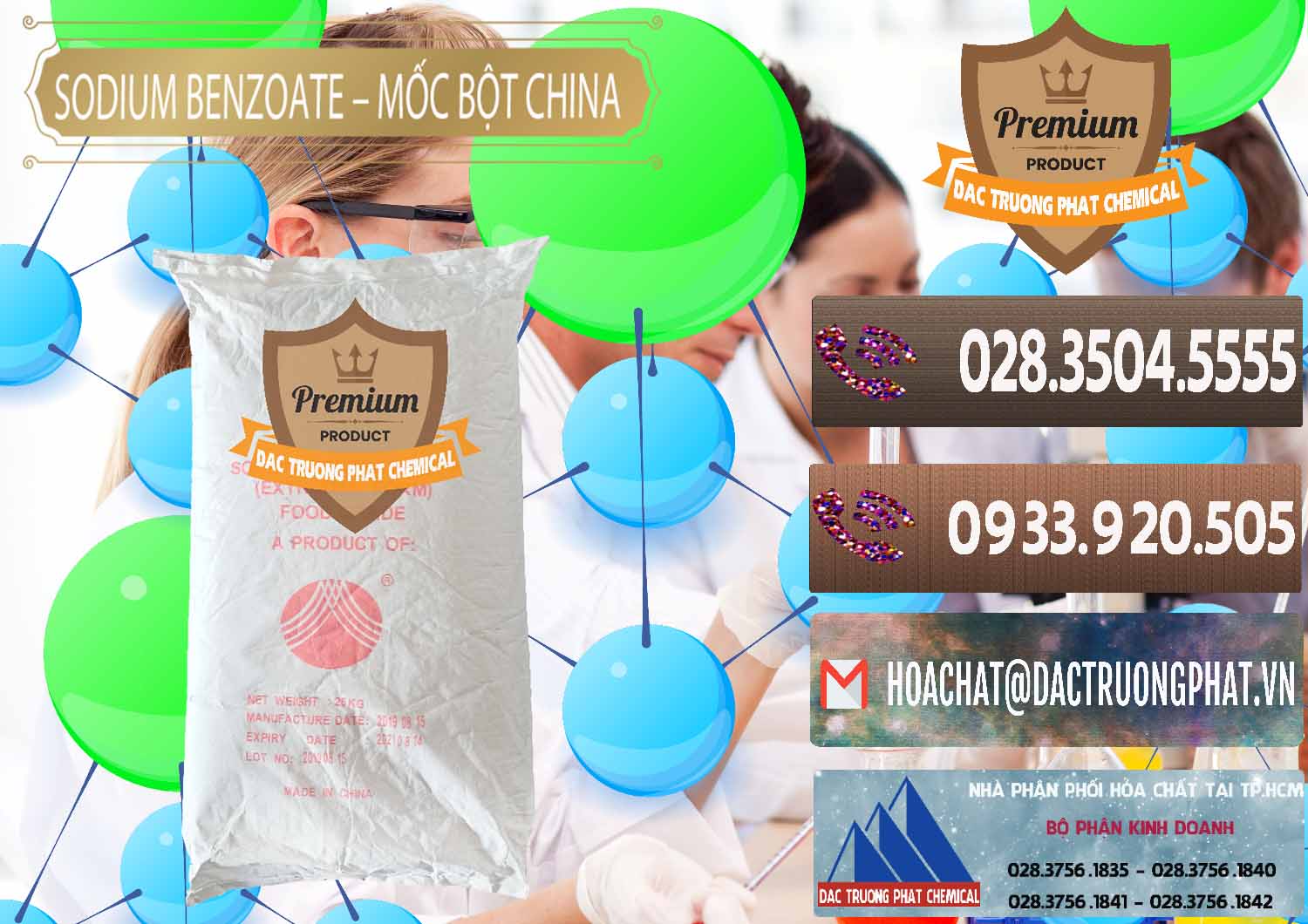 Đơn vị bán & cung ứng Sodium Benzoate - Mốc Bột Chữ Cam Food Grade Trung Quốc China - 0135 - Đơn vị phân phối & cung cấp hóa chất tại TP.HCM - hoachatviet.net