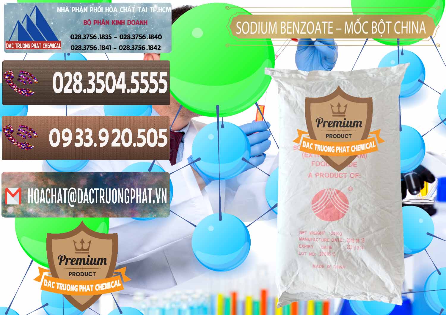 Bán - cung ứng Sodium Benzoate - Mốc Bột Chữ Cam Food Grade Trung Quốc China - 0135 - Nơi chuyên nhập khẩu & phân phối hóa chất tại TP.HCM - hoachatviet.net