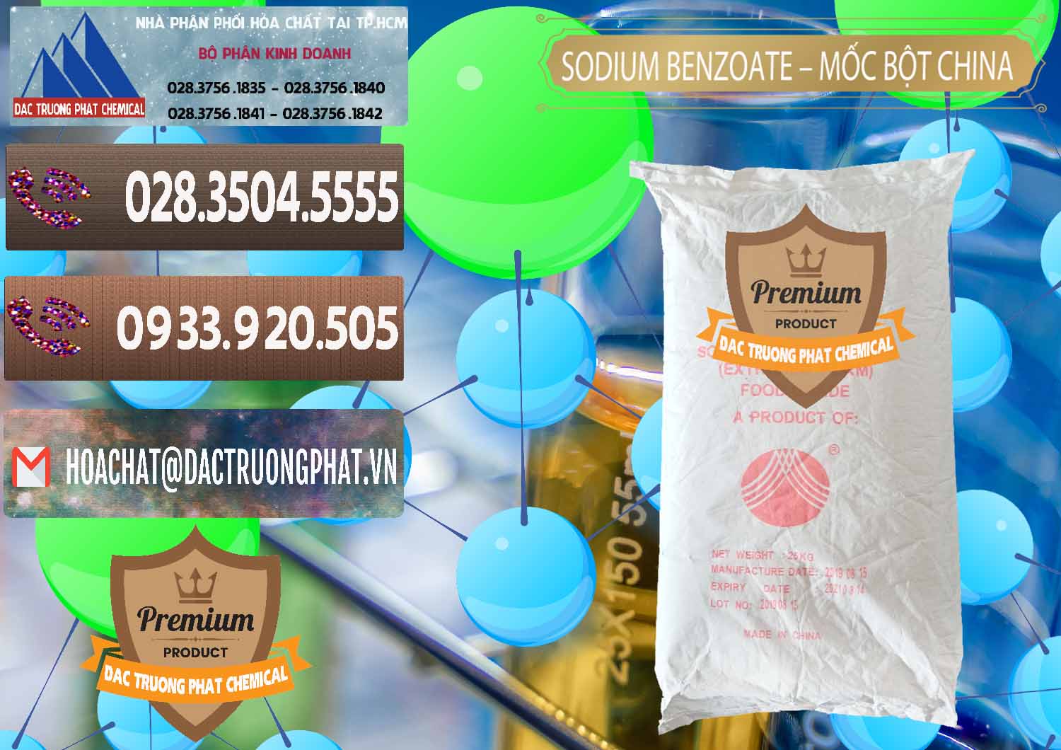 Đơn vị bán _ phân phối Sodium Benzoate - Mốc Bột Chữ Cam Food Grade Trung Quốc China - 0135 - Đơn vị chuyên cung cấp & kinh doanh hóa chất tại TP.HCM - hoachatviet.net