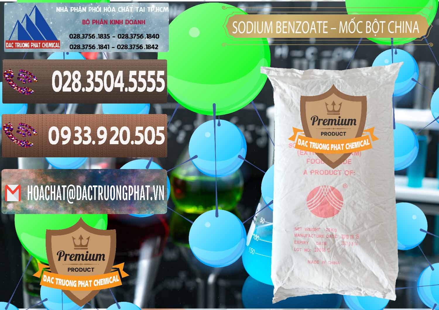 Nơi chuyên bán & cung ứng Sodium Benzoate - Mốc Bột Chữ Cam Food Grade Trung Quốc China - 0135 - Công ty phân phối ( cung cấp ) hóa chất tại TP.HCM - hoachatviet.net